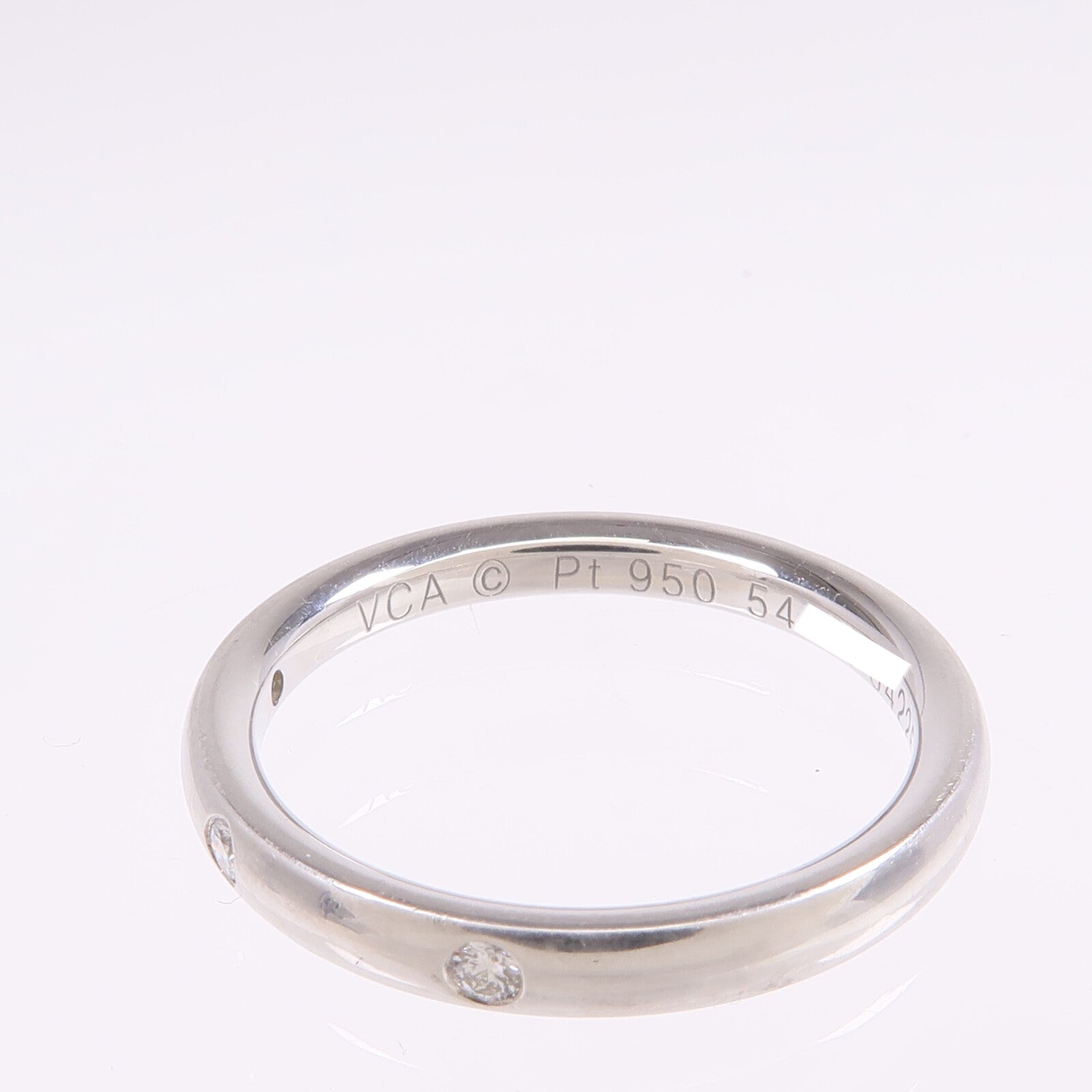 Van Cleef & Arpels PT950鉑金DiamTendrement Etoiles Ring鑽石戒指VCA#54/US#6.75