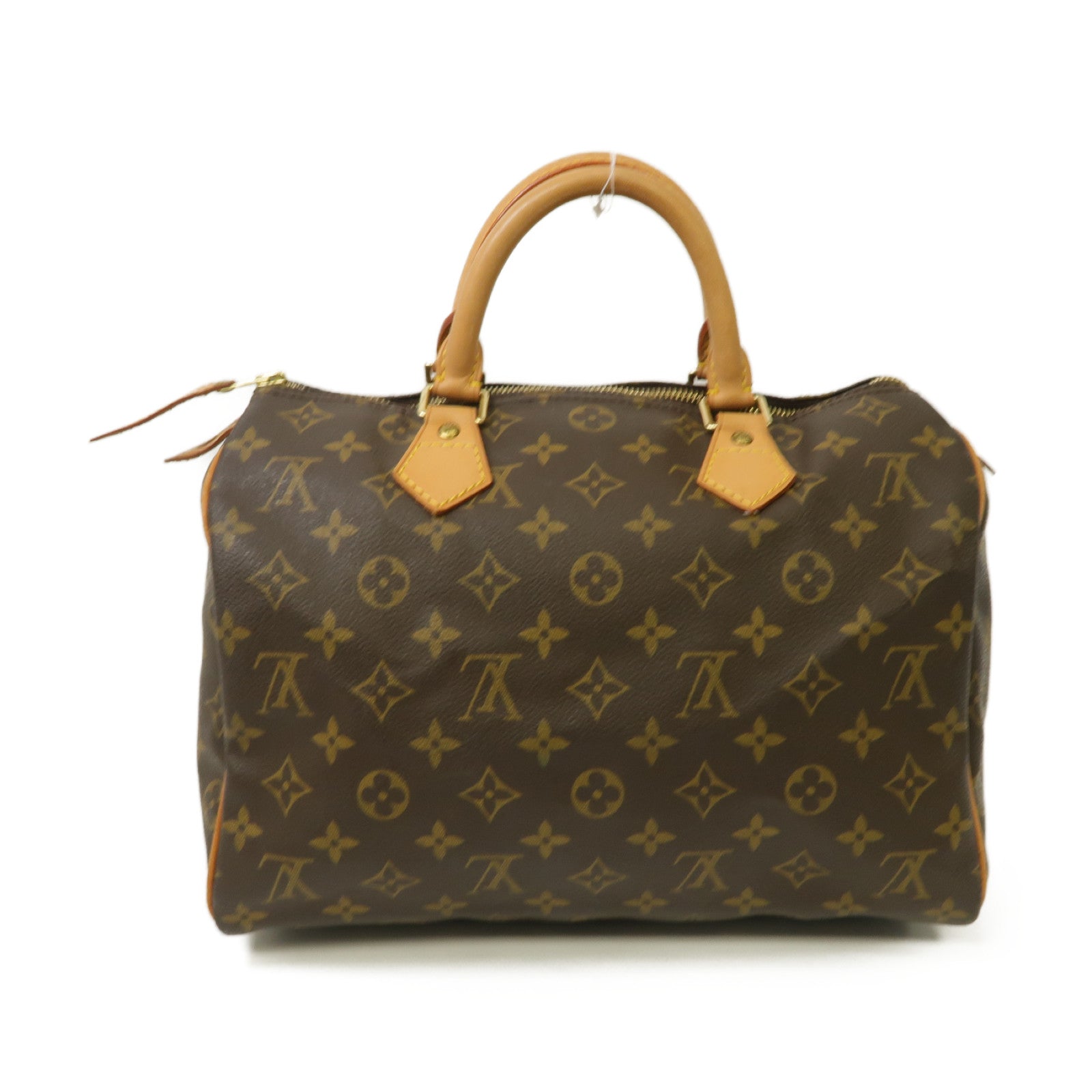 LOUIS VUITTON 【清倉大減價】Monogram Speedy 30 Hand Bag金扣手挽袋啡色