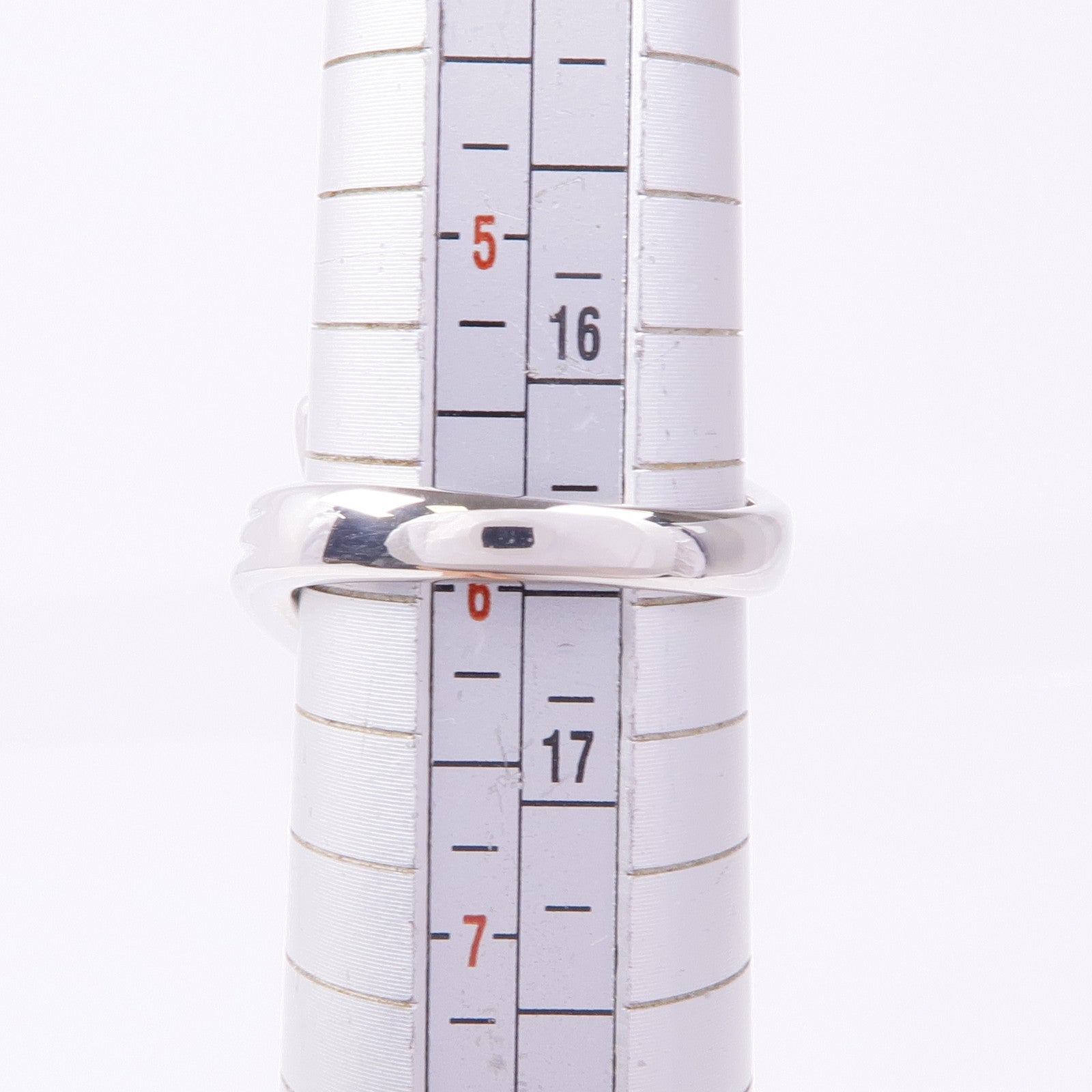 JEWELRY PT900鉑金Ruby Diamond Ring紅寶石/鑽石戒指US#5.75