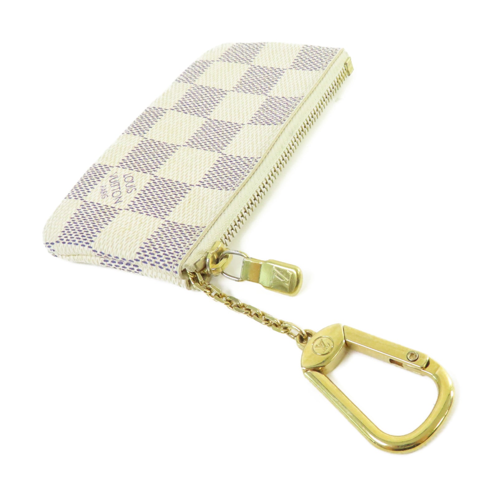 LOUIS VUITTON 【激減優惠】Damier Azur Coin Purse金扣零錢包米白色