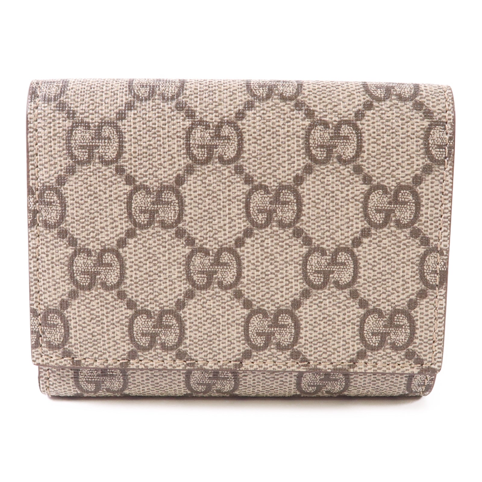 GUCCI 塗層帆布Ivory Interior GG錢包