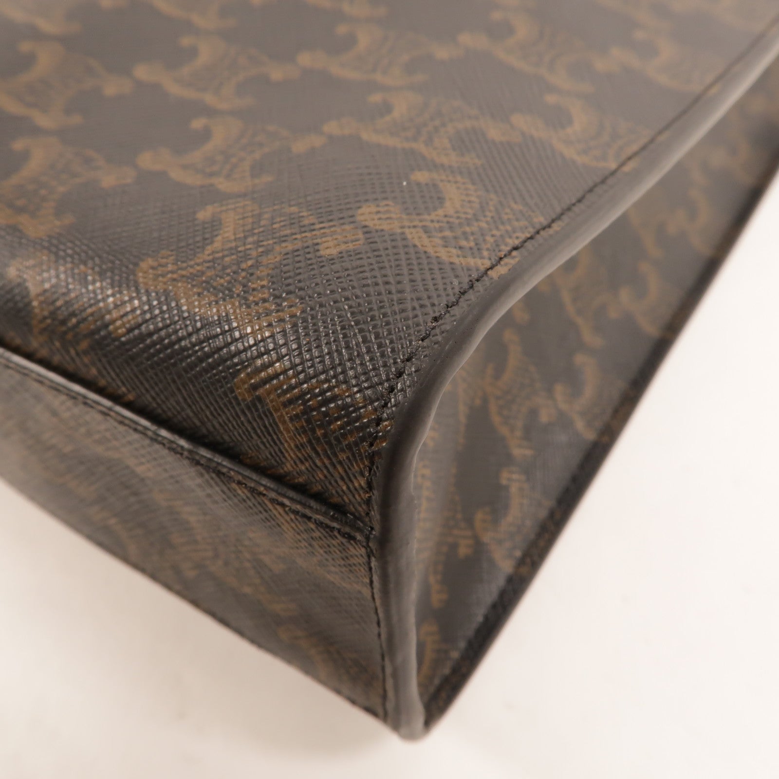 CELINE 塗層帆布Triomphe Cabas Tote Bag手挽肩背兩用袋