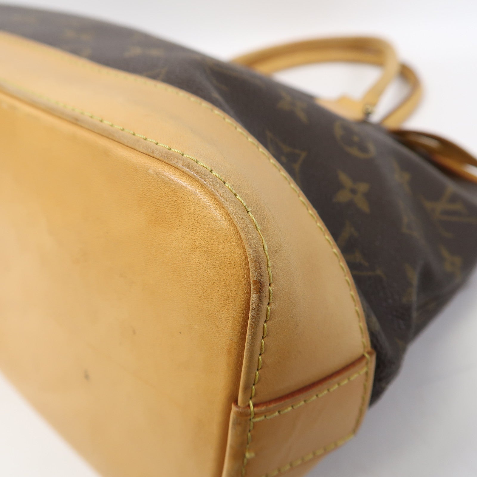 LOUIS VUITTON Monogram Lockit Horizontal金扣肩背袋啡色