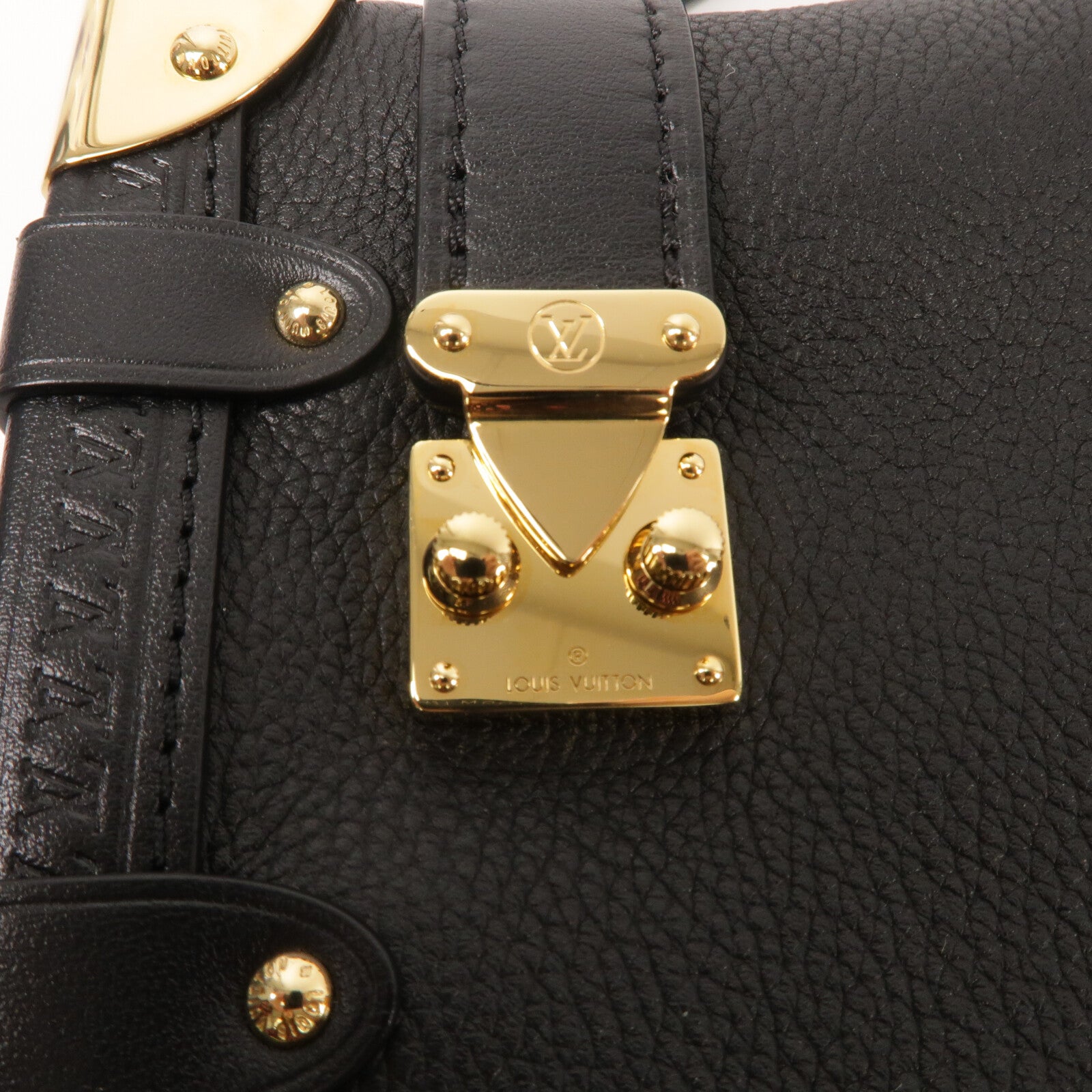 LOUIS VUITTON 牛皮皮革Side Trunk PM手挽肩背兩用袋