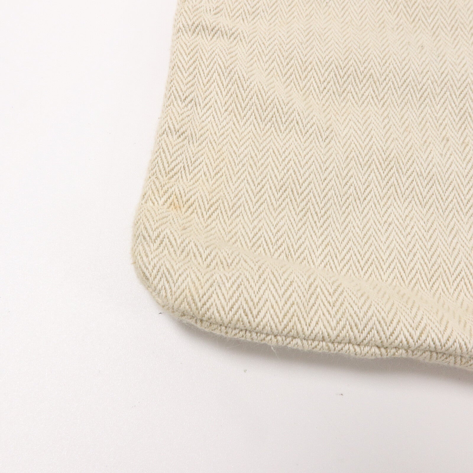 HERMES 帆布/Barenia皮革Aline手挽袋Beige