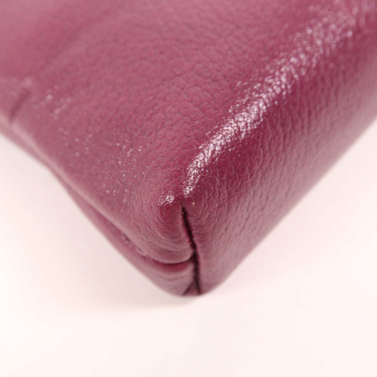 CHANEL 皮革Coin Case銀扣零錢包