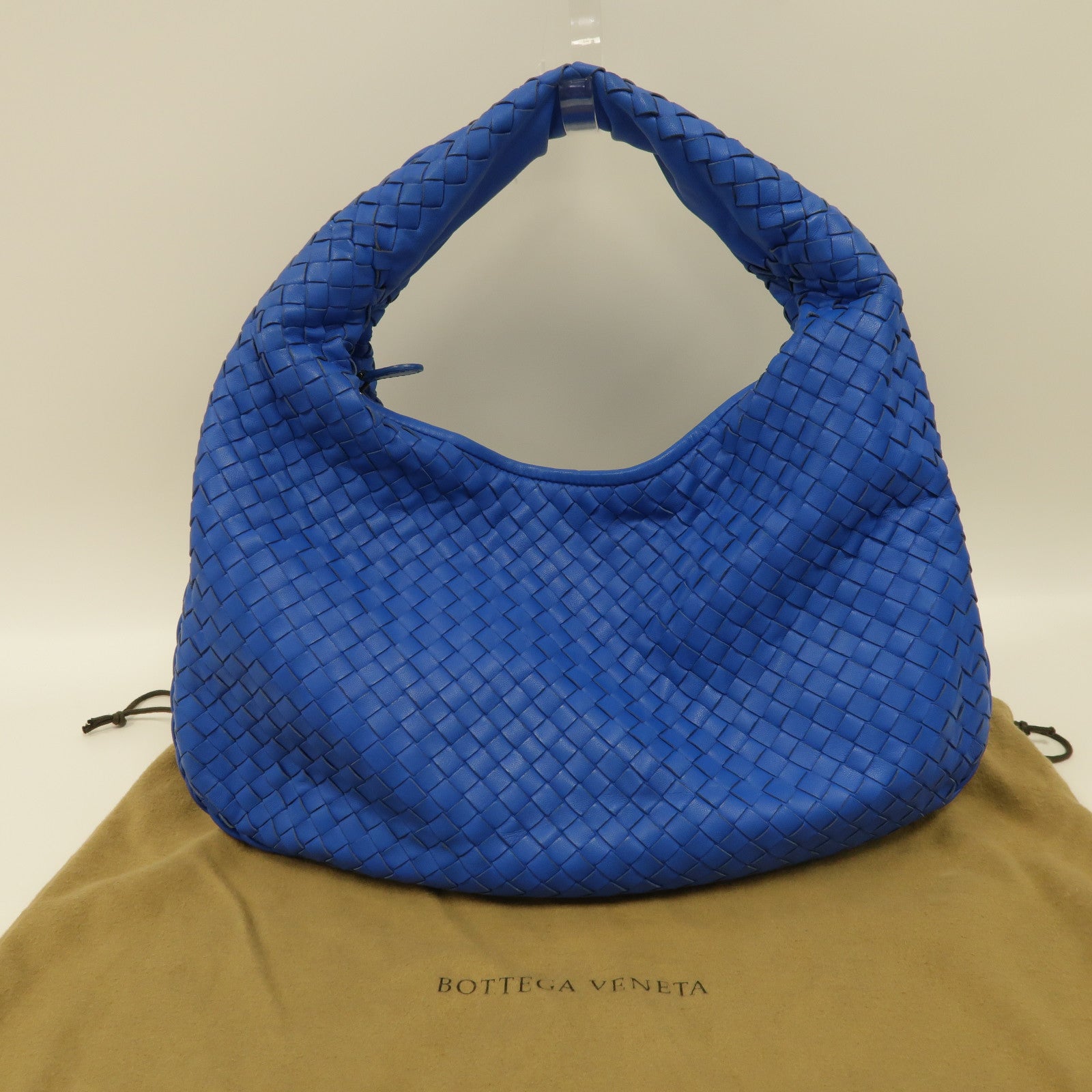 BOTTEGA VENETA 織紋皮革Shoulder Bag肩背袋藍色