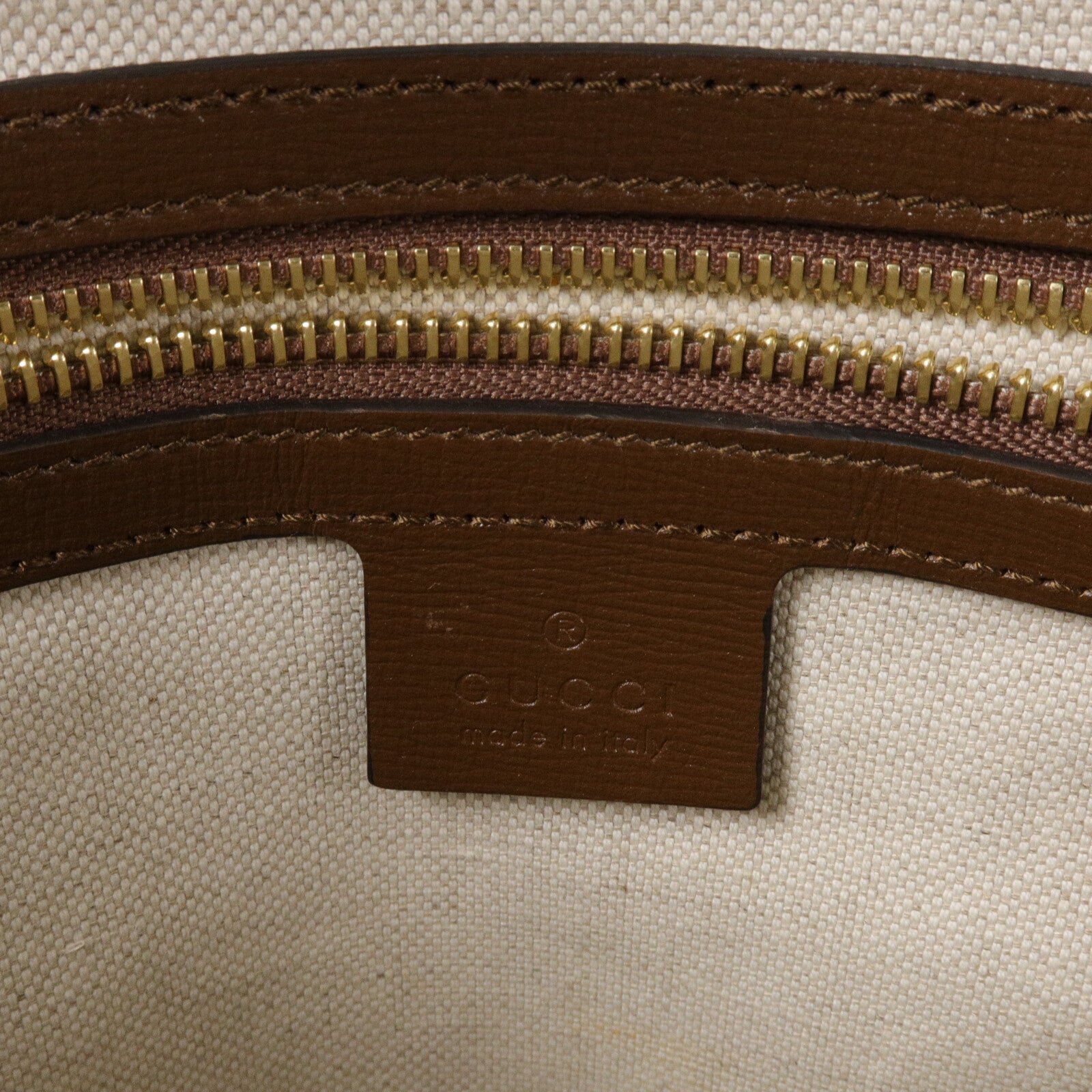 GUCCI 塗層帆布Horsebit 1955 Small肩背袋