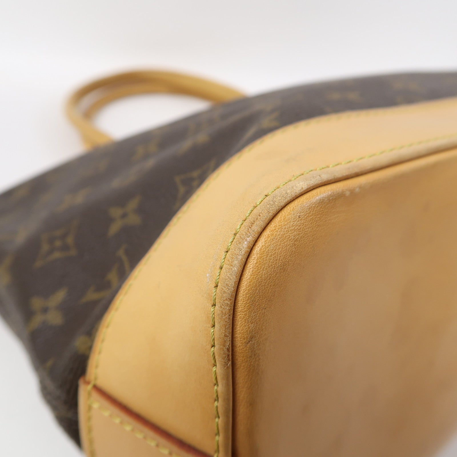 LOUIS VUITTON Monogram Lockit Horizontal金扣肩背袋啡色