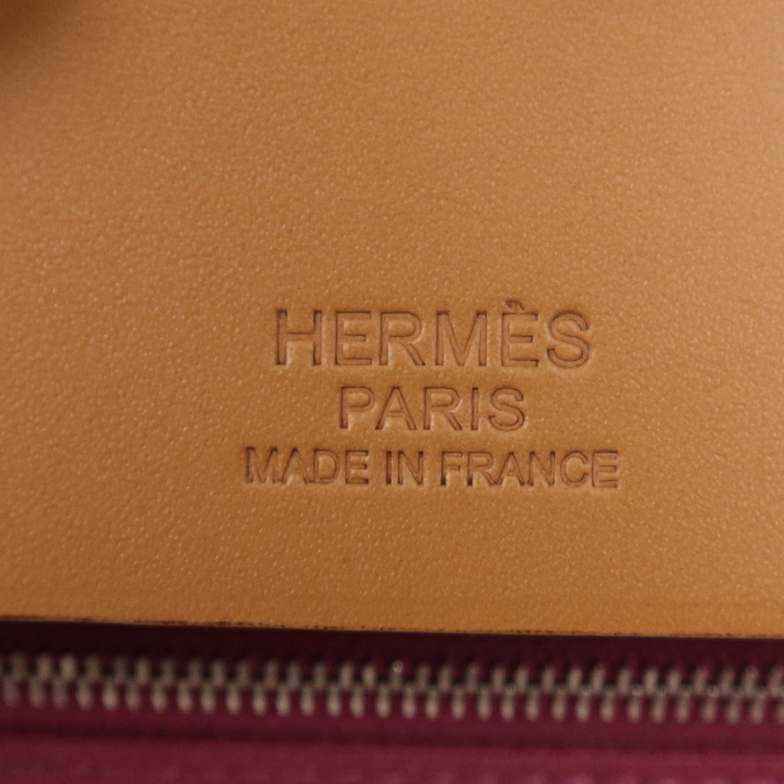 HERMES 帆布Herbag 50銀扣手挽肩背兩用袋Tosca