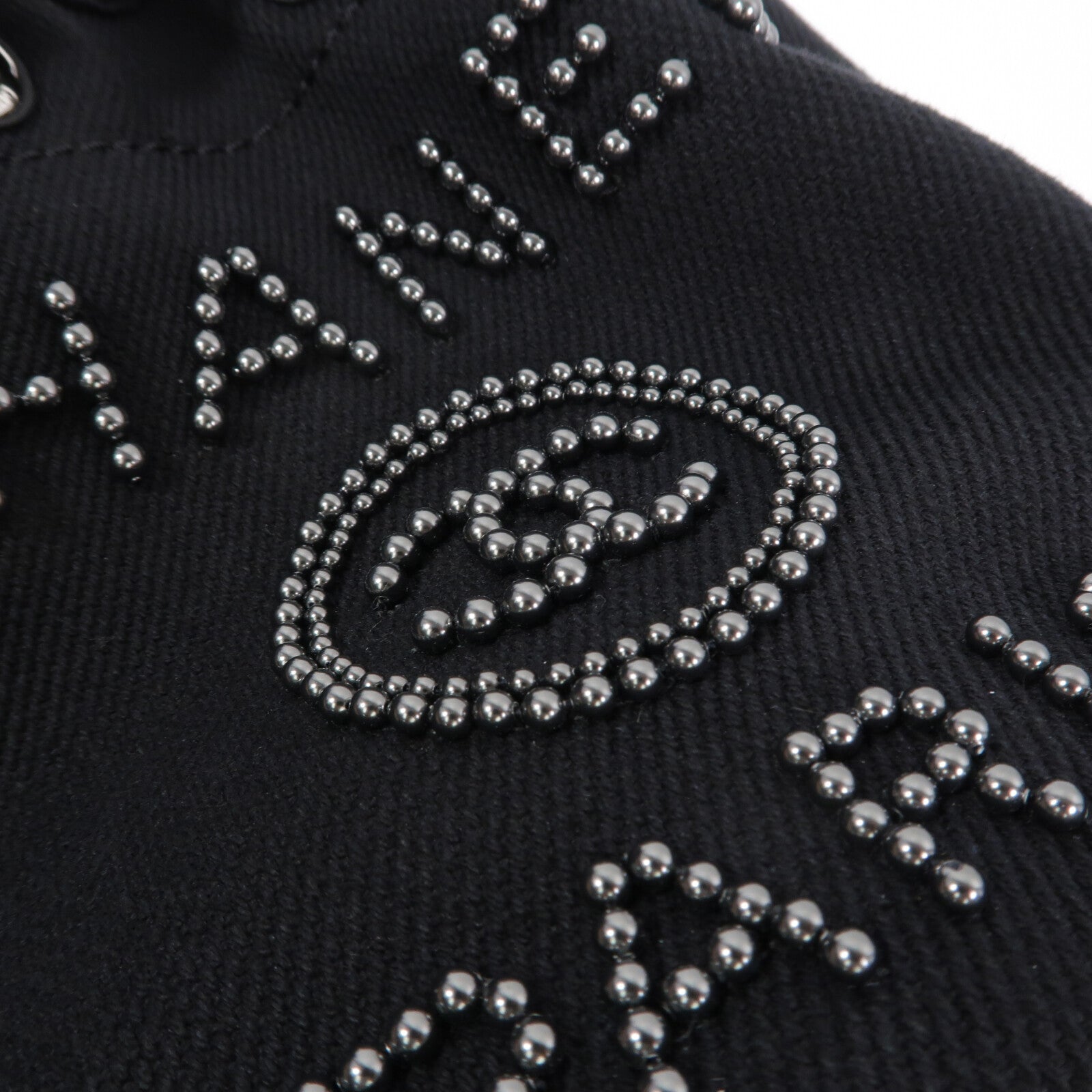 CHANEL 帆布Deauville Drawsting Bucket鏈帶肩背袋