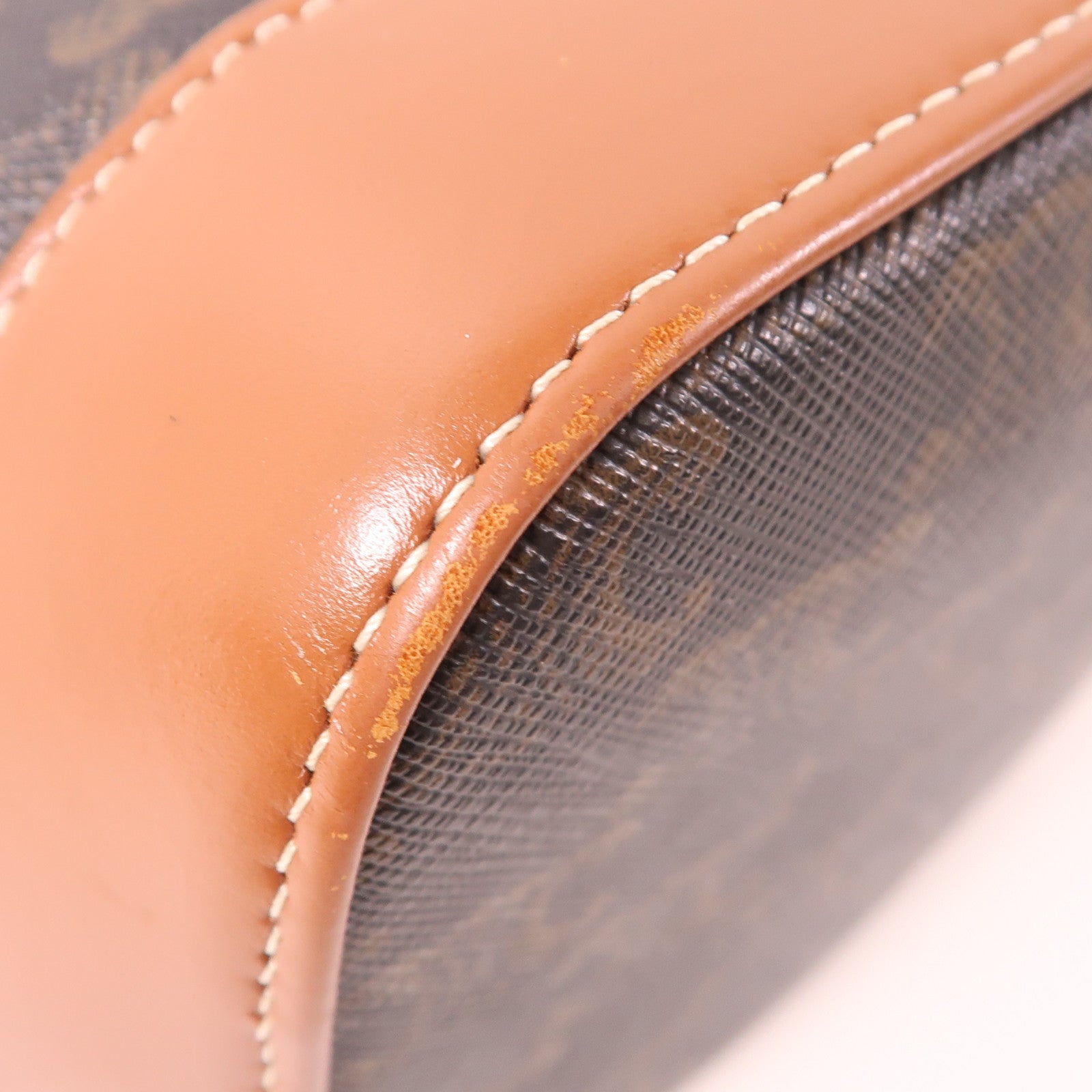 CELINE 塗層帆布Triomphe Bucket金扣肩背袋