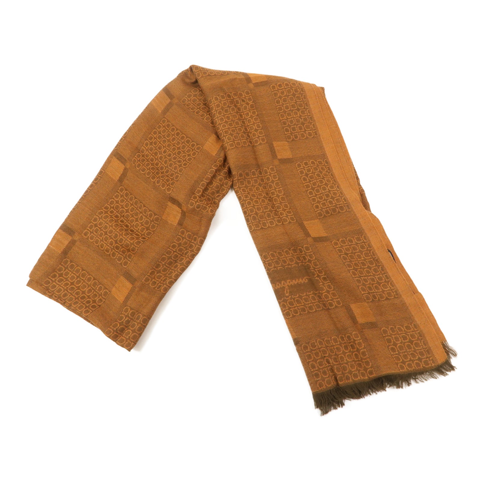 Salvatore Ferragamo 羊絨/絲質Scarf圍巾