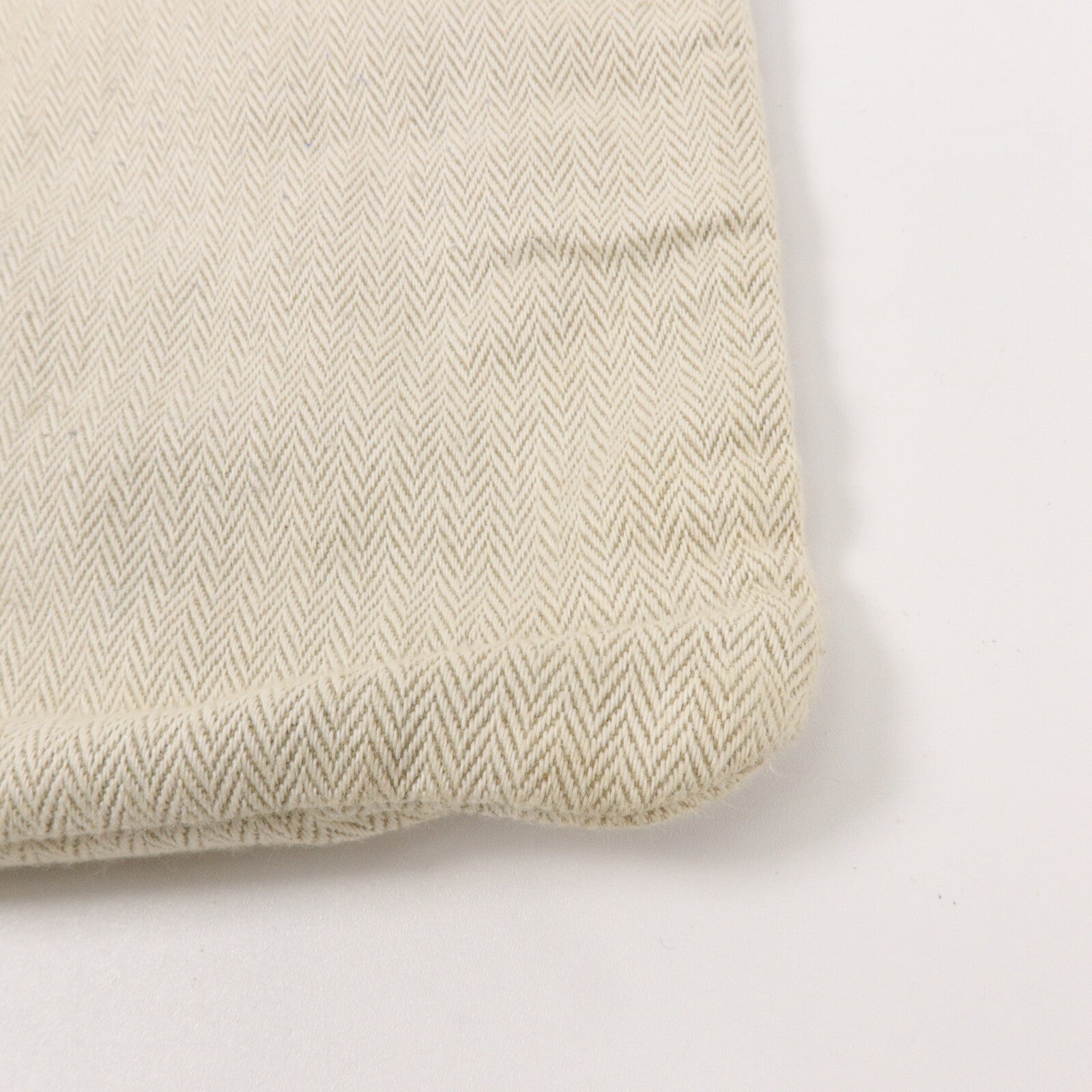 HERMES 帆布/Barenia皮革Aline手挽袋Beige