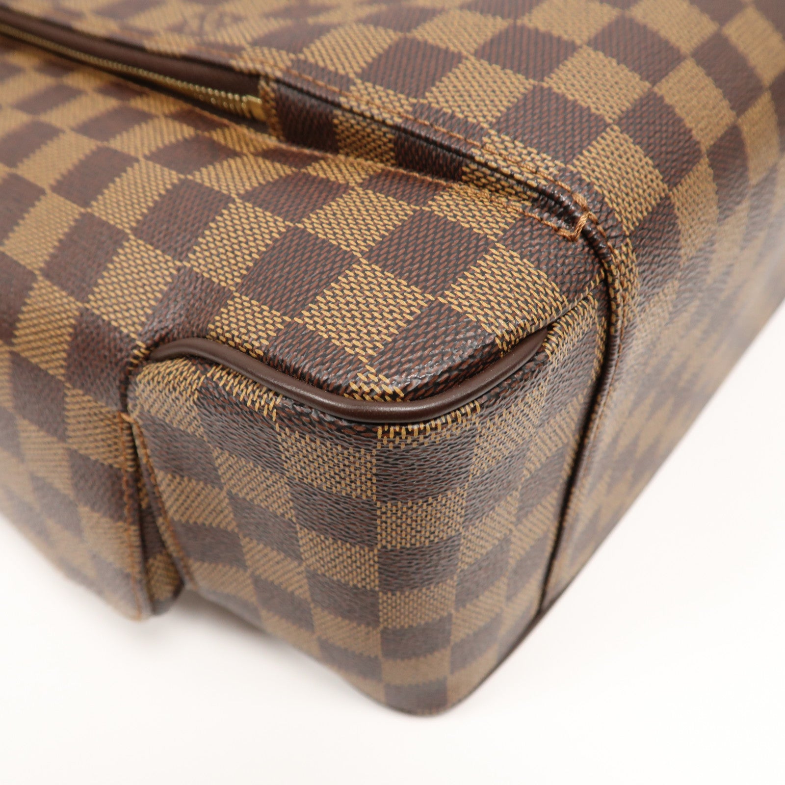 LOUIS VUITTON 【激減優惠】Damier Ebene Oraf GM金扣肩背袋啡色