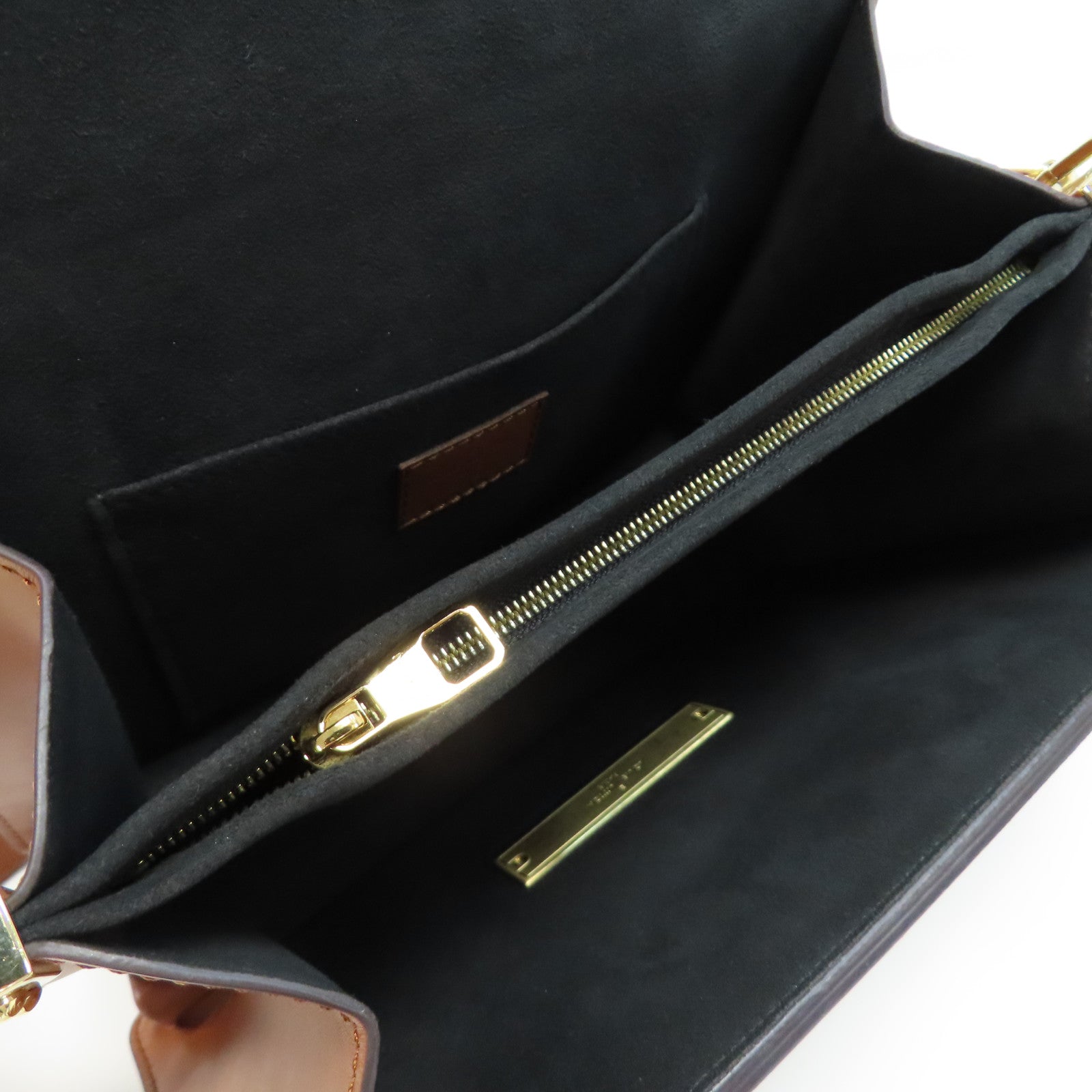 LOUIS VUITTON 【激減優惠】Monogram Reverse Dauphine MM金扣肩背袋啡色