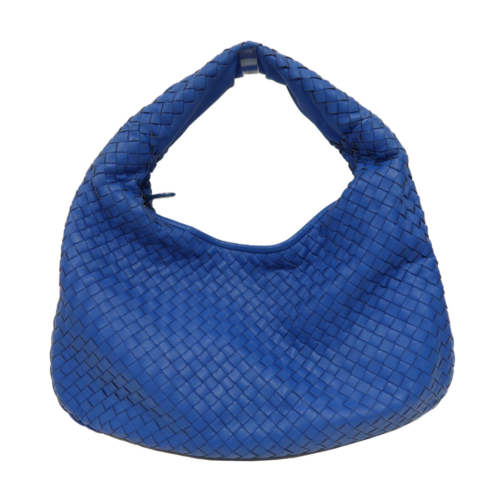 BOTTEGA VENETA 織紋皮革Shoulder Bag肩背袋藍色