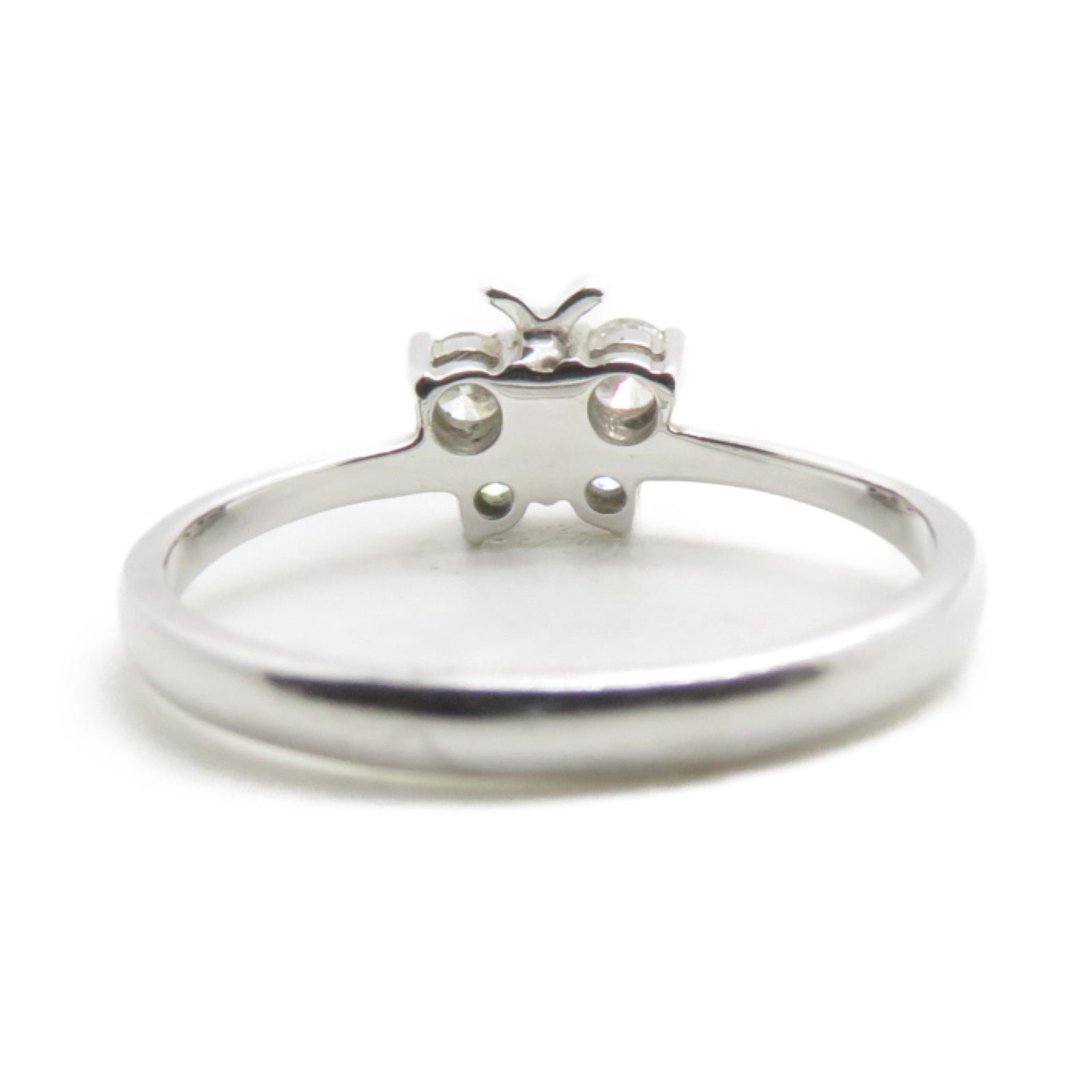 JEWELRY 【激減優惠】18K白金Ring 0.15ct鑽石戒指US#5.75