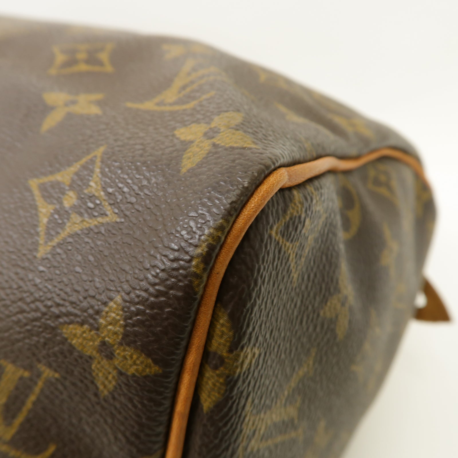 LOUIS VUITTON 【清倉大減價】Monogram Speedy 30 Hand Bag金扣手挽袋啡色
