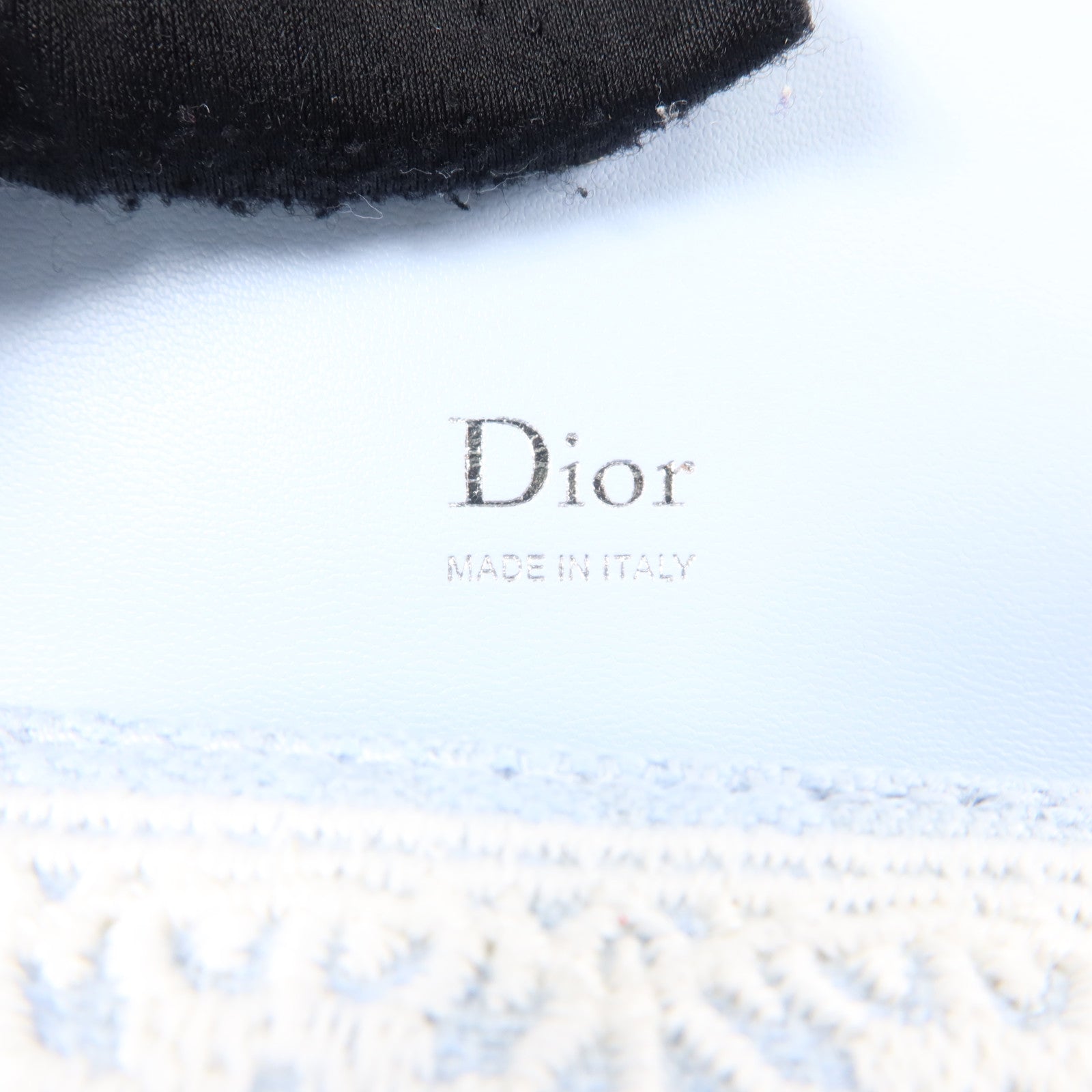 Dior 帆布/牛皮皮革Oblique Glycine Wallet銀扣錢包