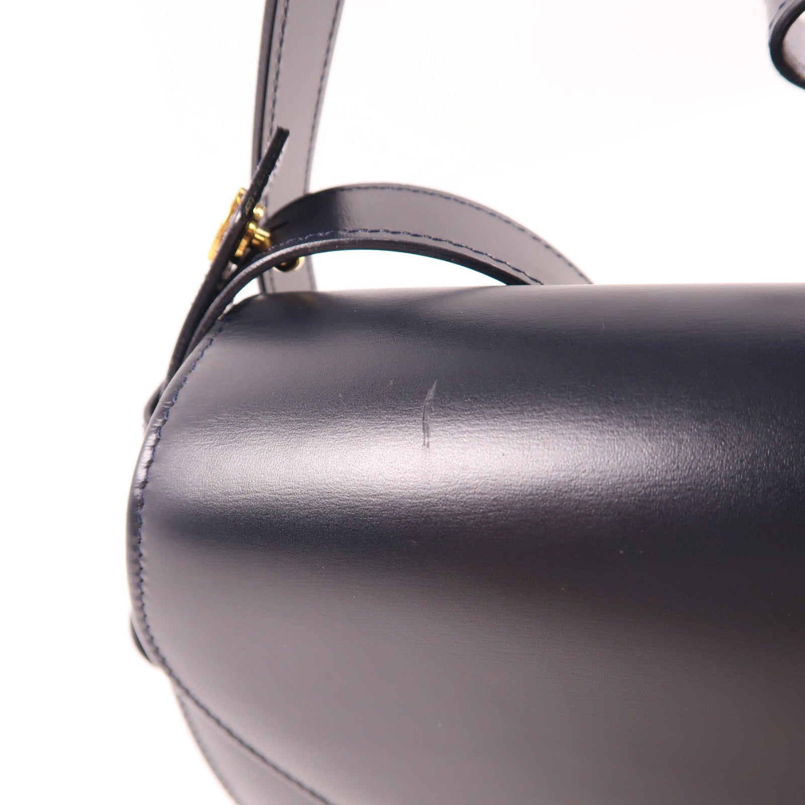 CARTIER 牛皮皮革Shoulder Bag金扣肩背袋黑色