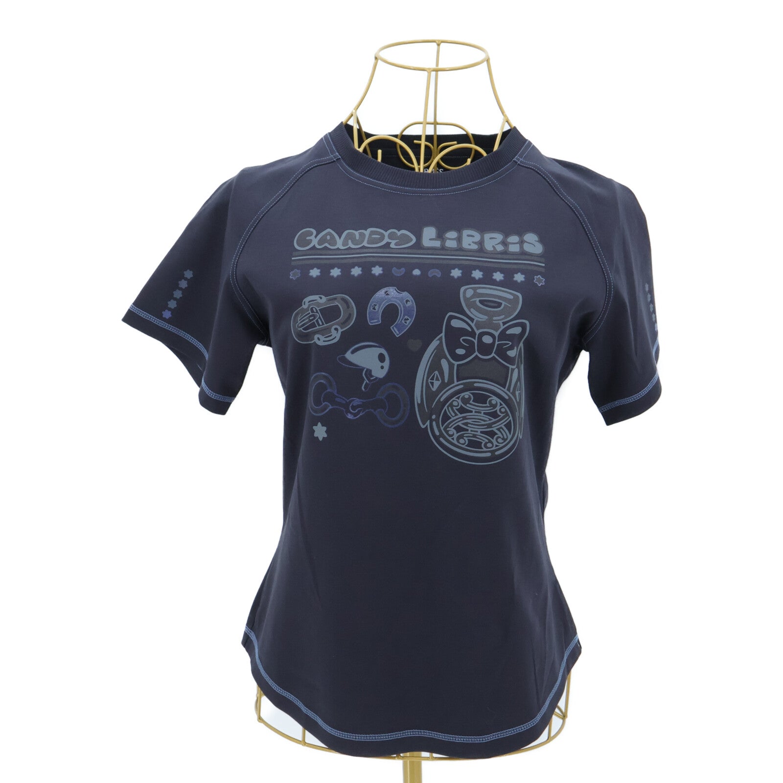HERMES Candy Libris Graphic Print T-shirt上衣