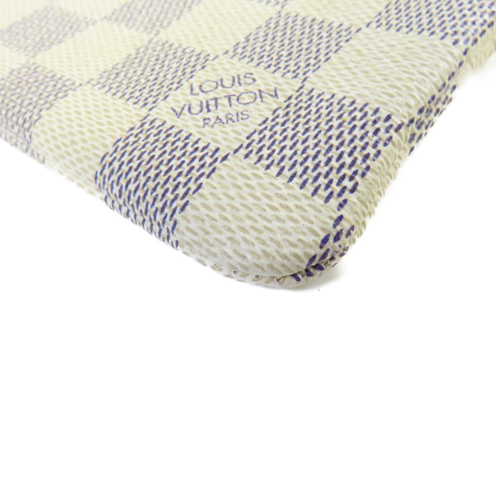 LOUIS VUITTON 【激減優惠】Damier Azur Coin Purse金扣零錢包米白色