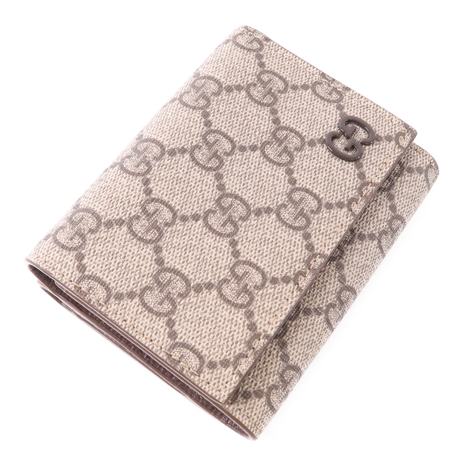 GUCCI 塗層帆布Ivory Interior GG錢包