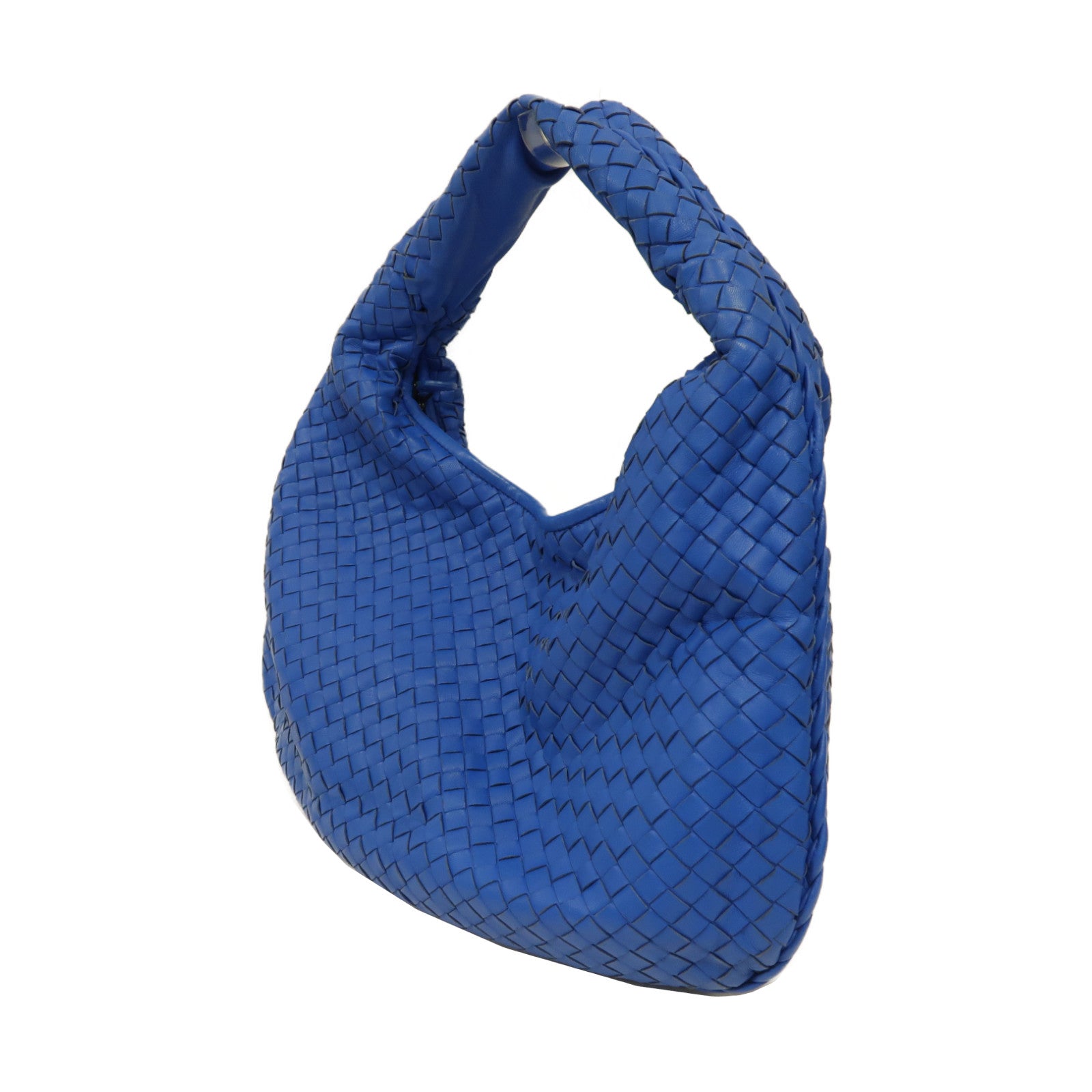 BOTTEGA VENETA 織紋皮革Shoulder Bag肩背袋藍色