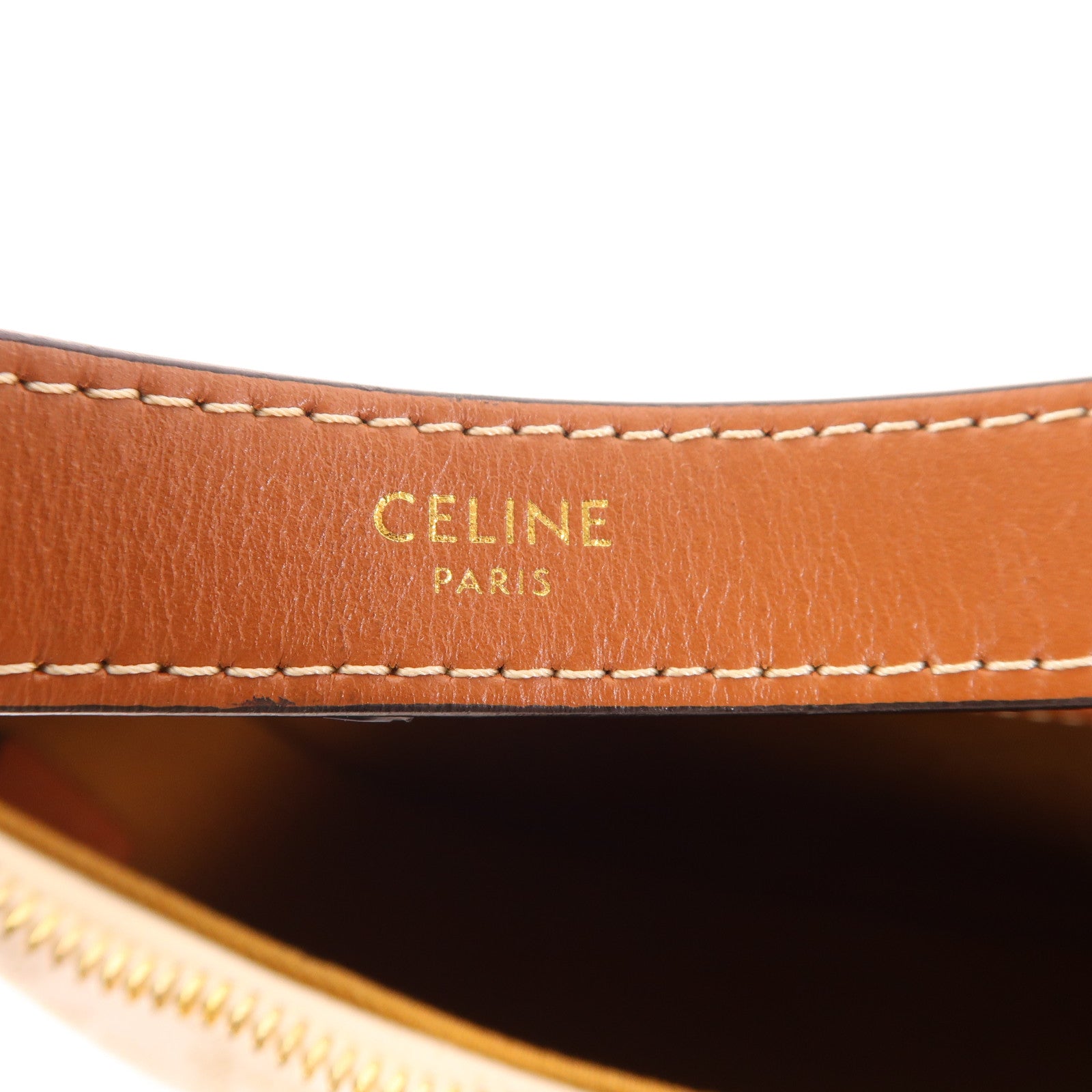 CELINE 塗層帆布Ava Bag金扣肩背袋