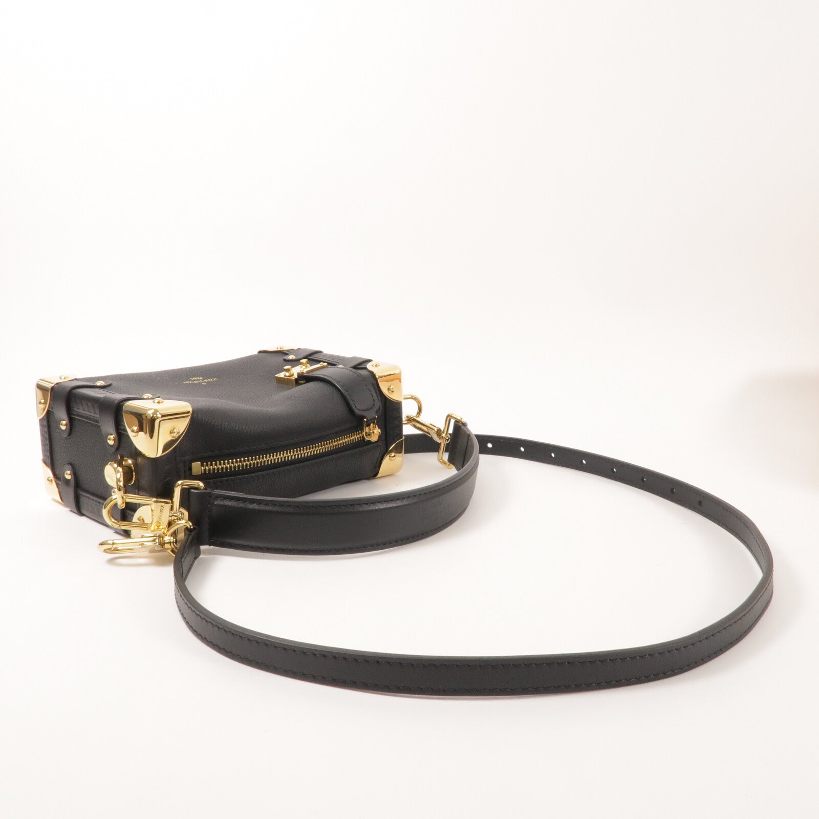 LOUIS VUITTON 牛皮皮革Side Trunk PM手挽肩背兩用袋