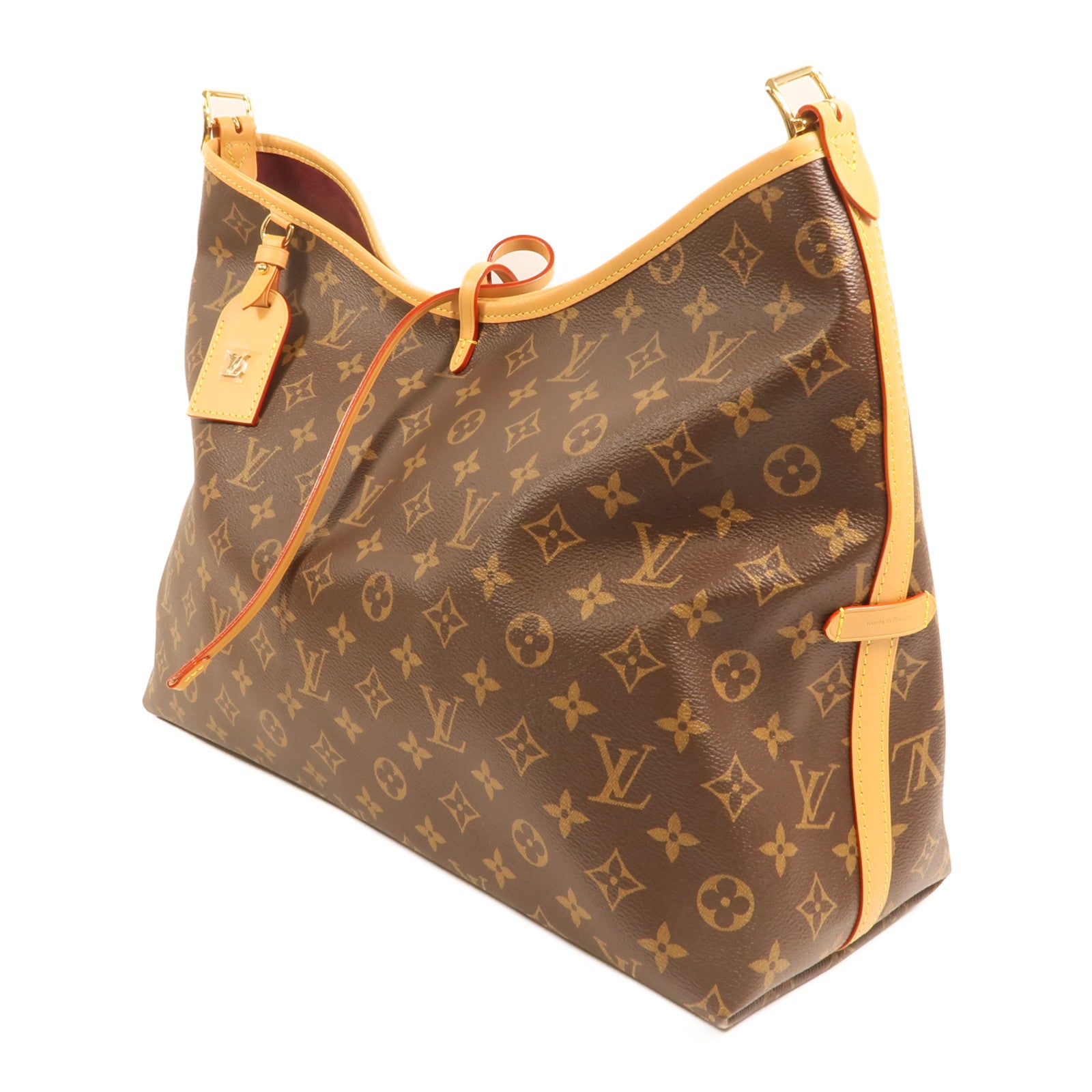 LOUIS VUITTON Monogram Carry All MM金扣肩背袋