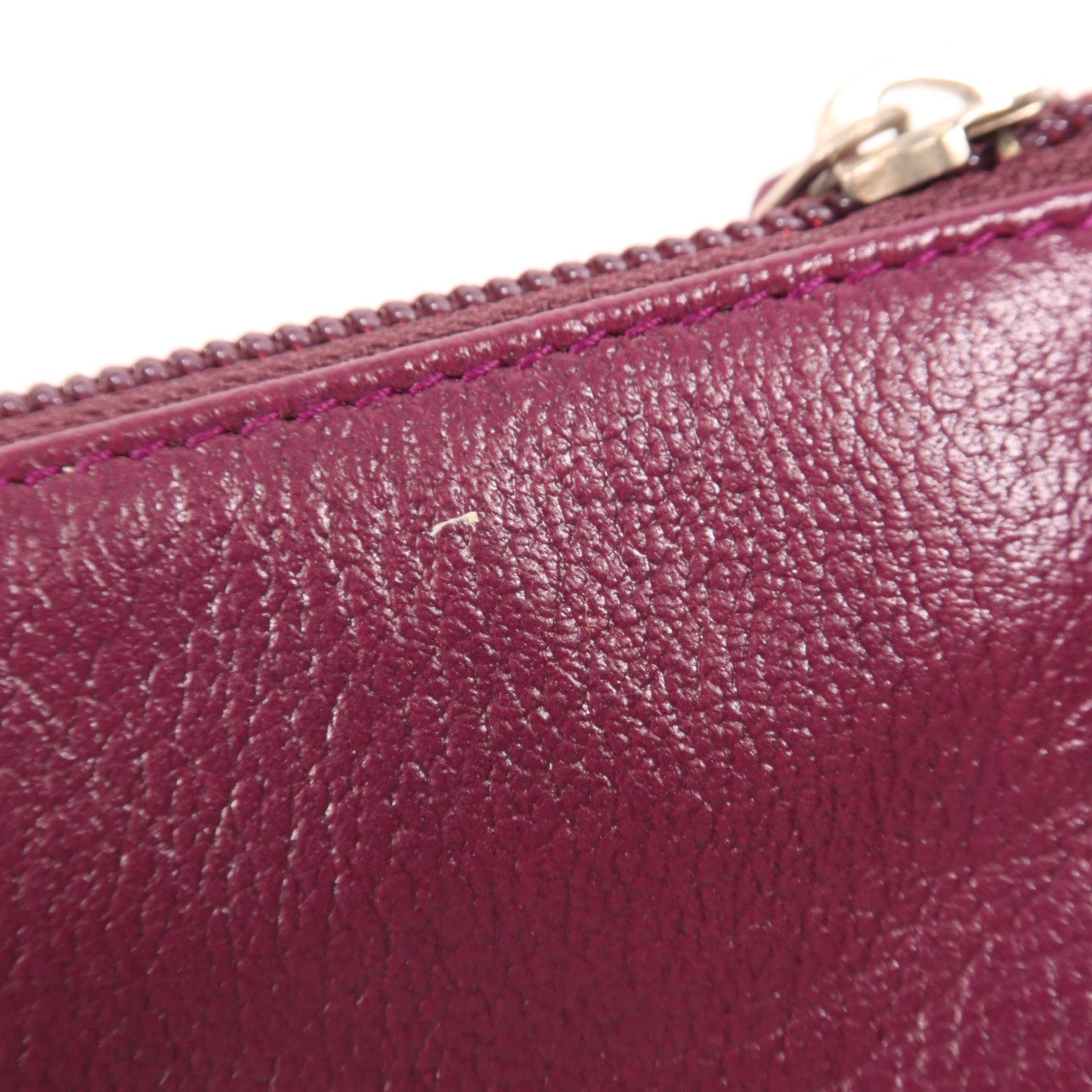 CHANEL 【萬聖節商品】皮革Coin Case銀扣零錢包