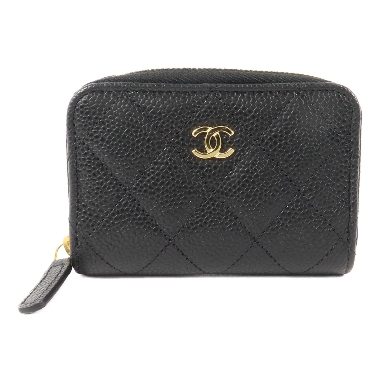 CHANEL 牛皮皮革Classic Zipped Coin Purse零錢包