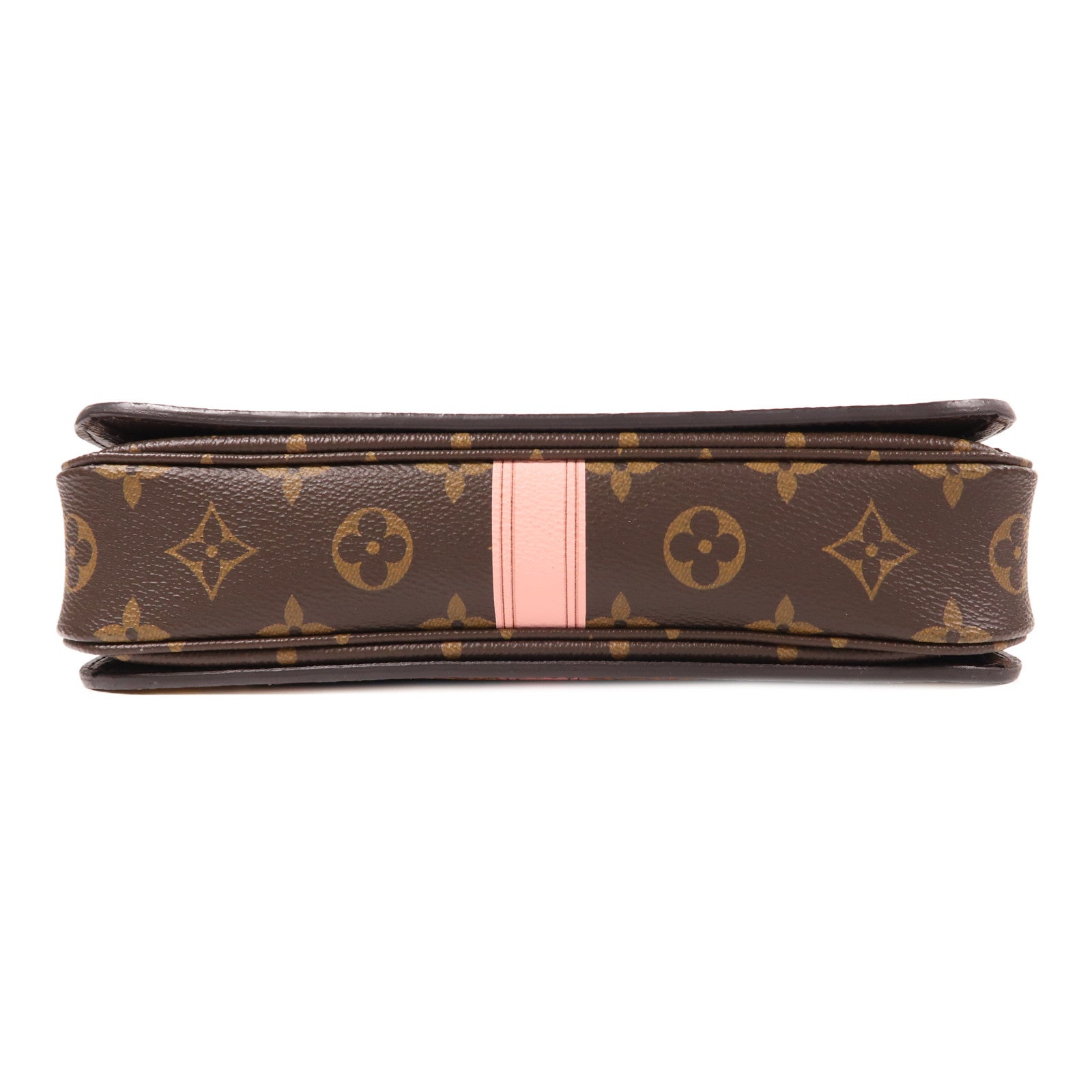 LOUIS VUITTON【激減優惠】 Monogram Summer Trunk Pochette Metis金扣手挽肩背兩用袋棕色/彩色