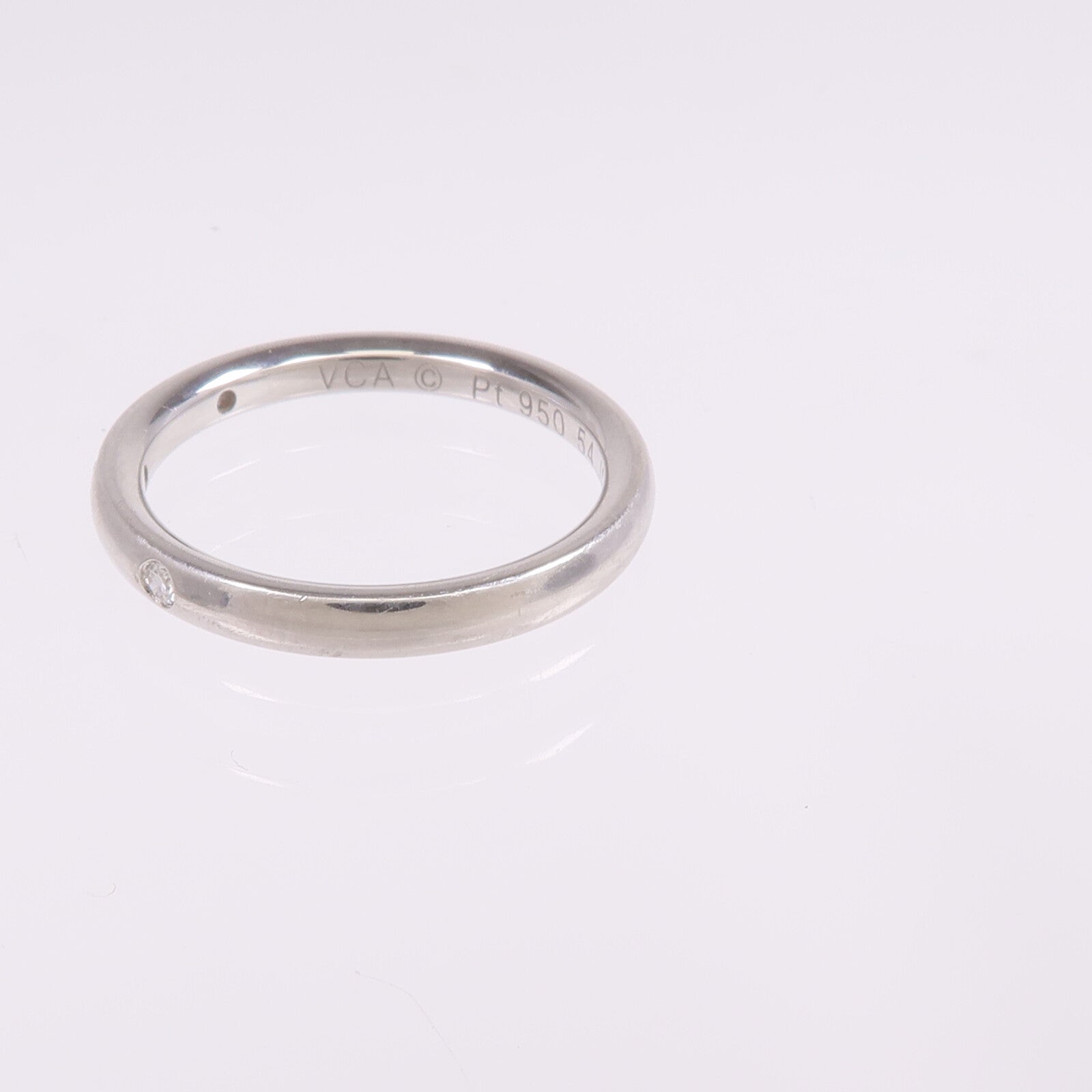 Van Cleef & Arpels PT950鉑金DiamTendrement Etoiles Ring鑽石戒指VCA#54/US#6.75