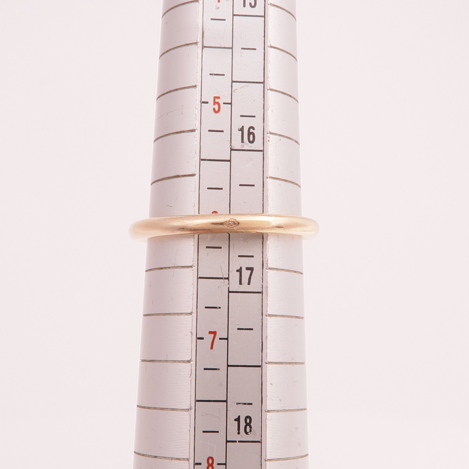 HERMES 18K玫瑰金Echappee Ring戒指Hermes#52/US#6