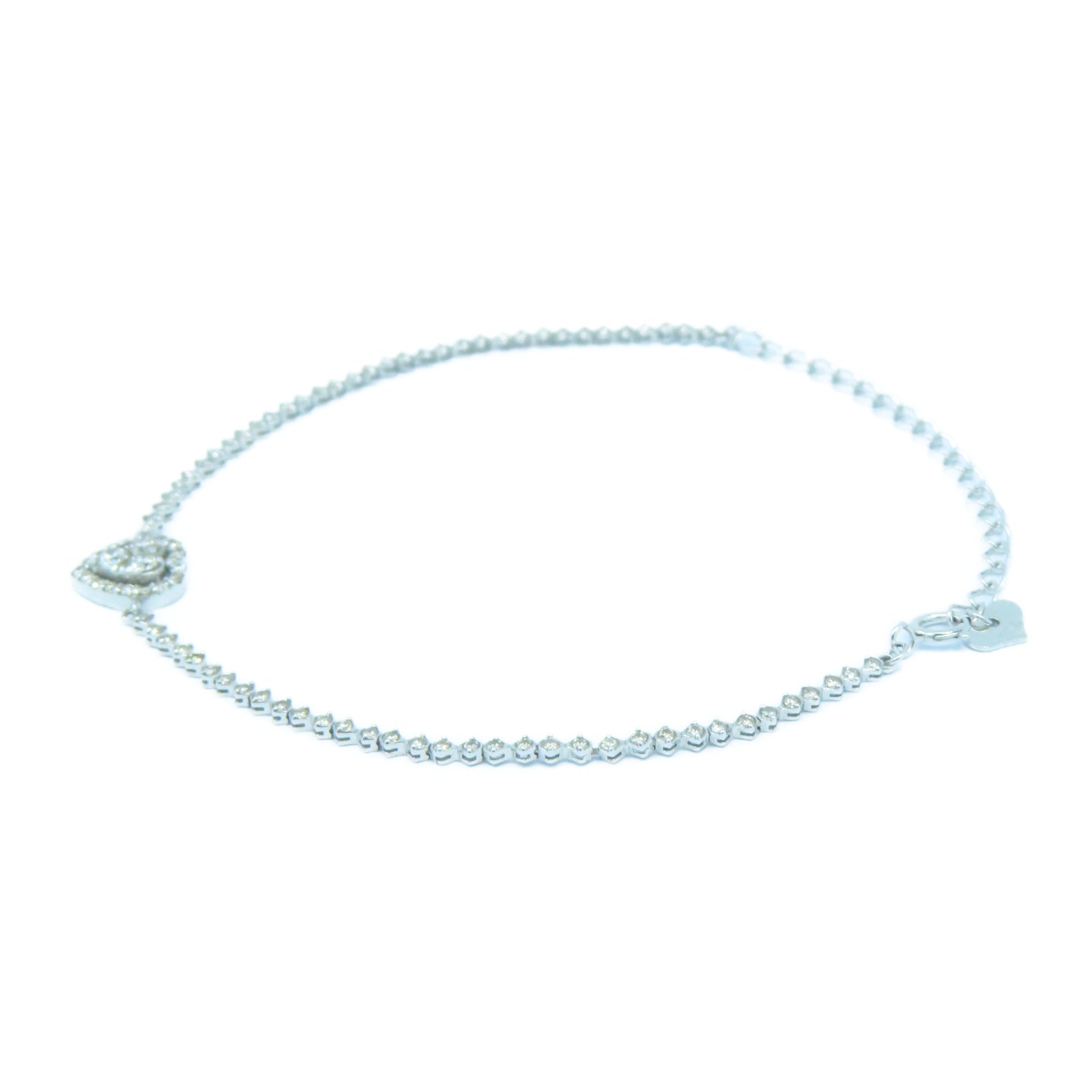 JEWELRY **【激減優惠】18K白金Bracelet0.73ct鑽石手鏈銀色