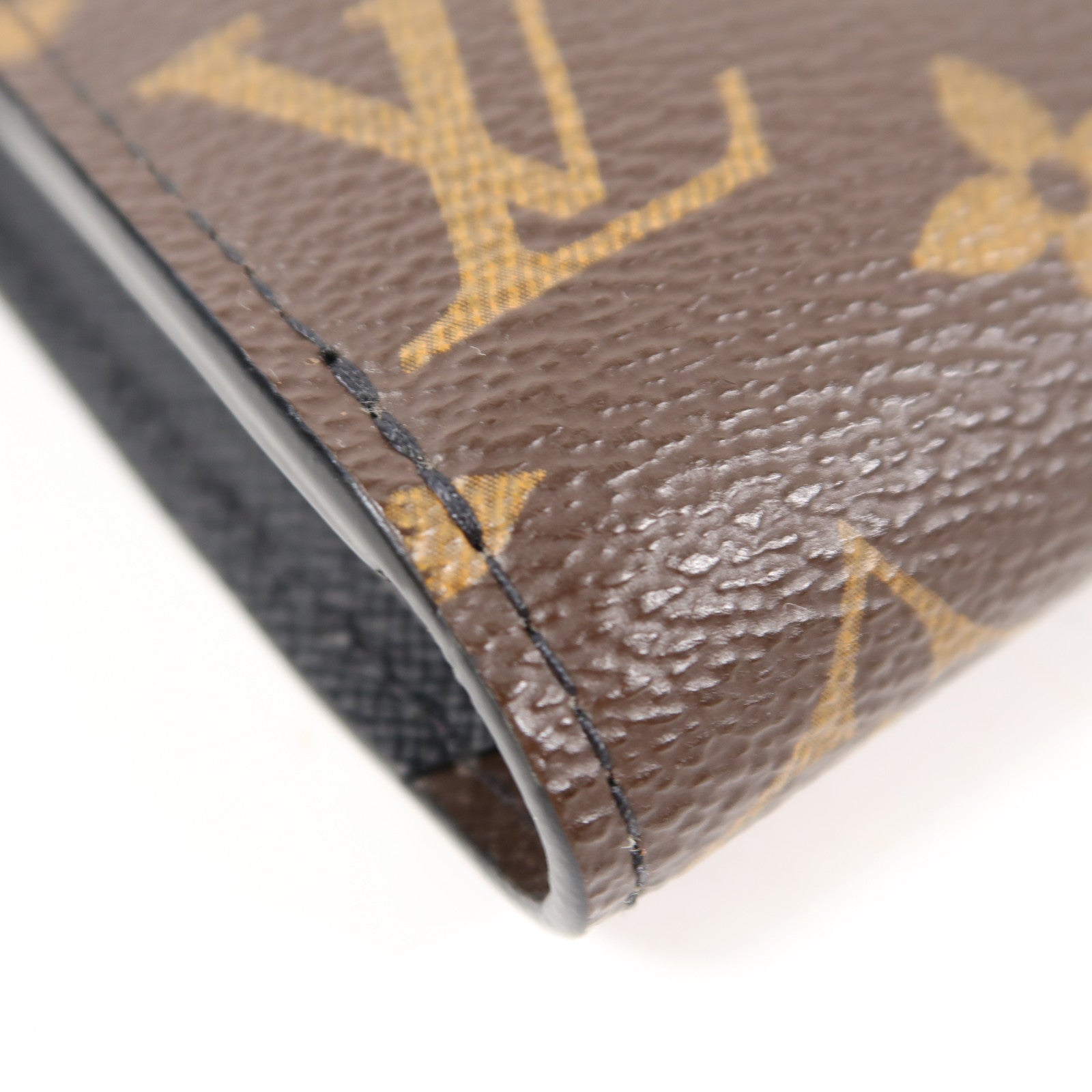 LOUIS VUITTON Monogram Zippy Dragonne銀扣長錢包啡色