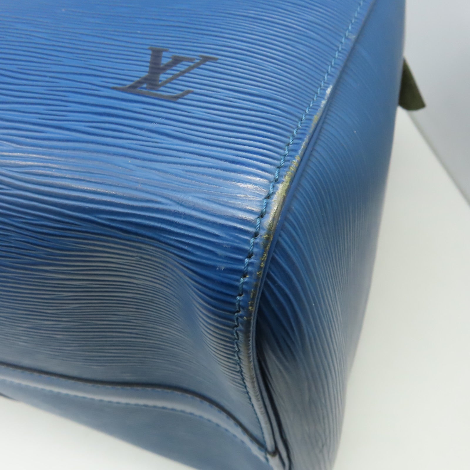 LOUIS VUITTON 【激減優惠】Epi Keepall 45金扣波士頓包藍色