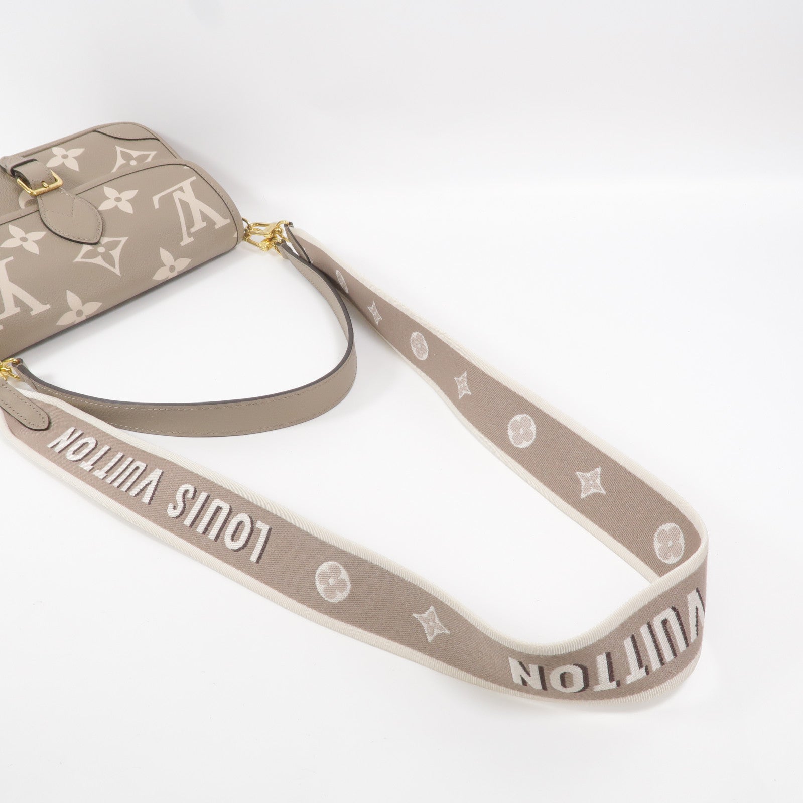 LOUIS VUITTON Monogram Empreinte Diane PM手挽肩背兩用袋