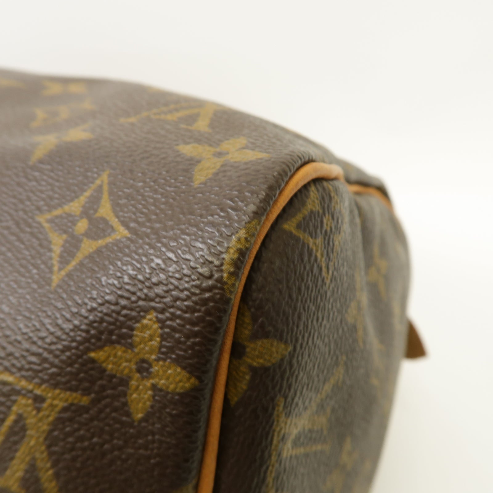 LOUIS VUITTON 【清倉大減價】Monogram Speedy 30 Hand Bag金扣手挽袋啡色