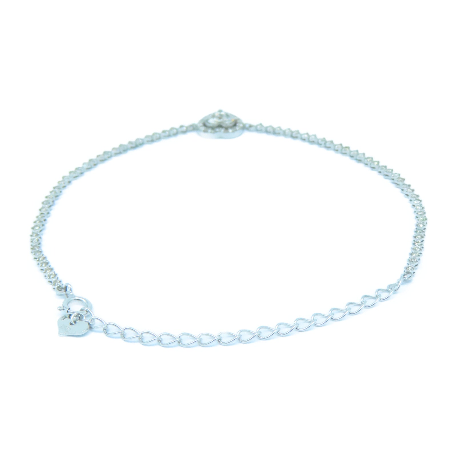 JEWELRY **【激減優惠】18K白金Bracelet0.73ct鑽石手鏈銀色