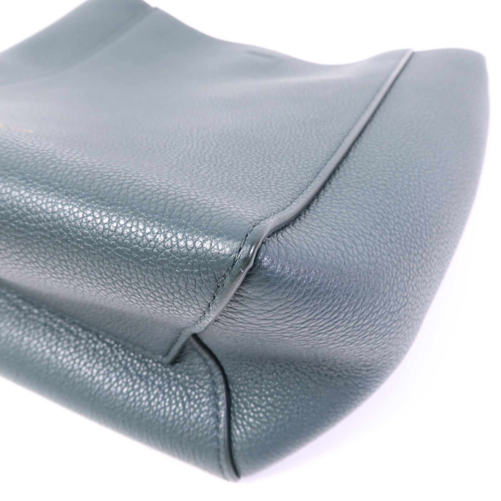 CELINE 牛皮皮革Small Sangle Bucket金扣肩背袋