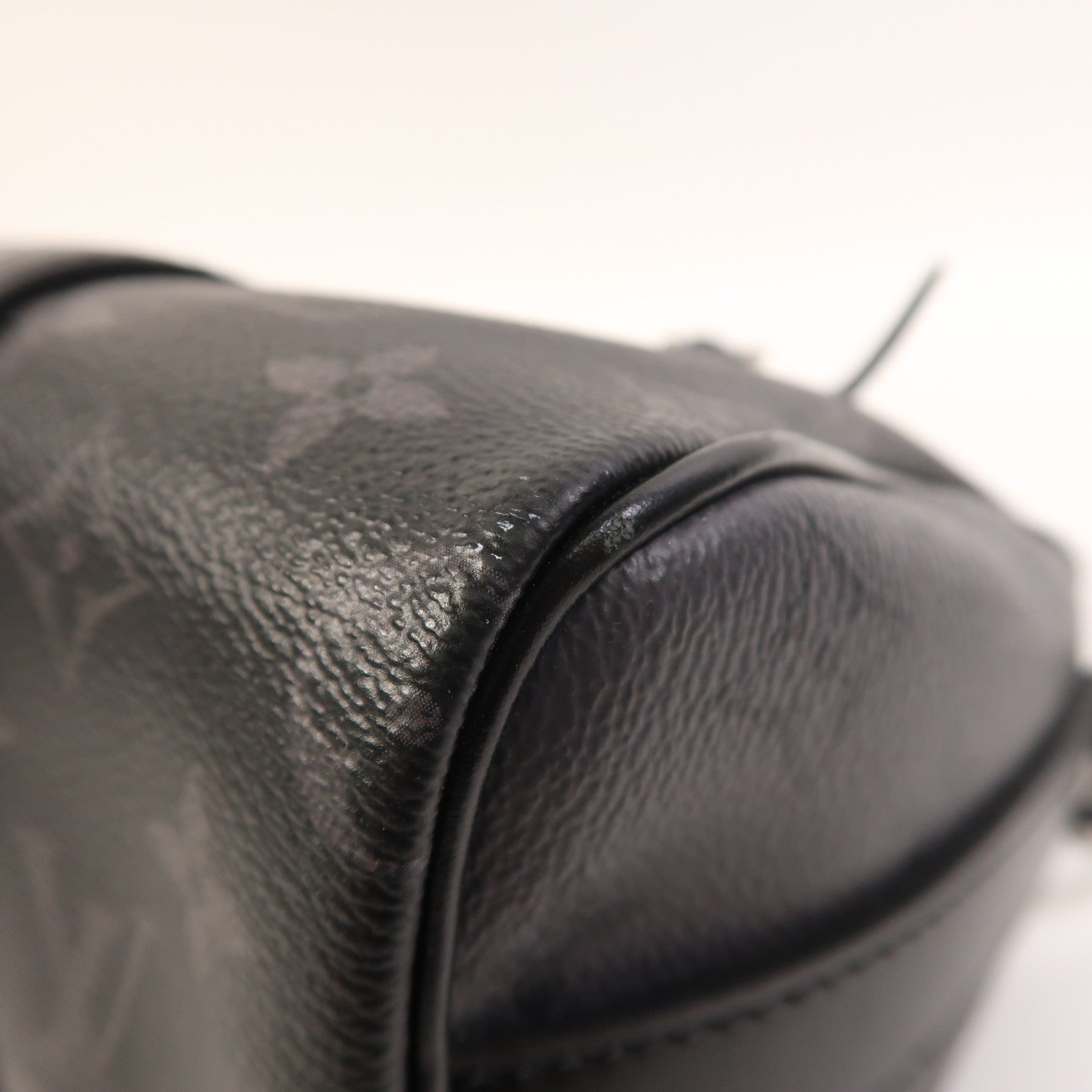 LOUIS VUITTON Monogram Eclipse Keepall Bandouliere 25手挽肩背兩用袋