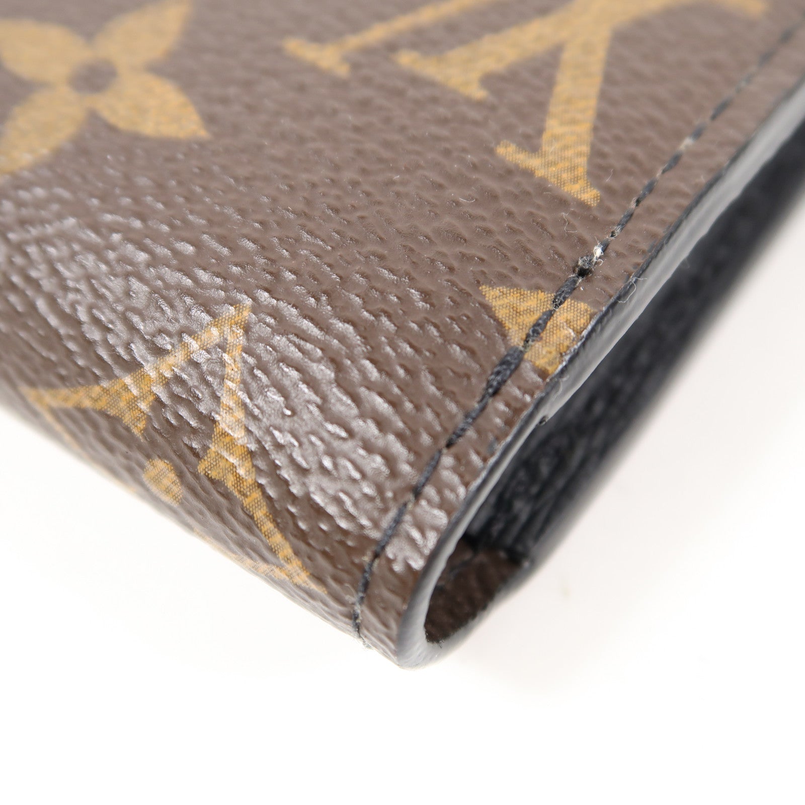 LOUIS VUITTON Monogram Zippy Dragonne銀扣長錢包啡色