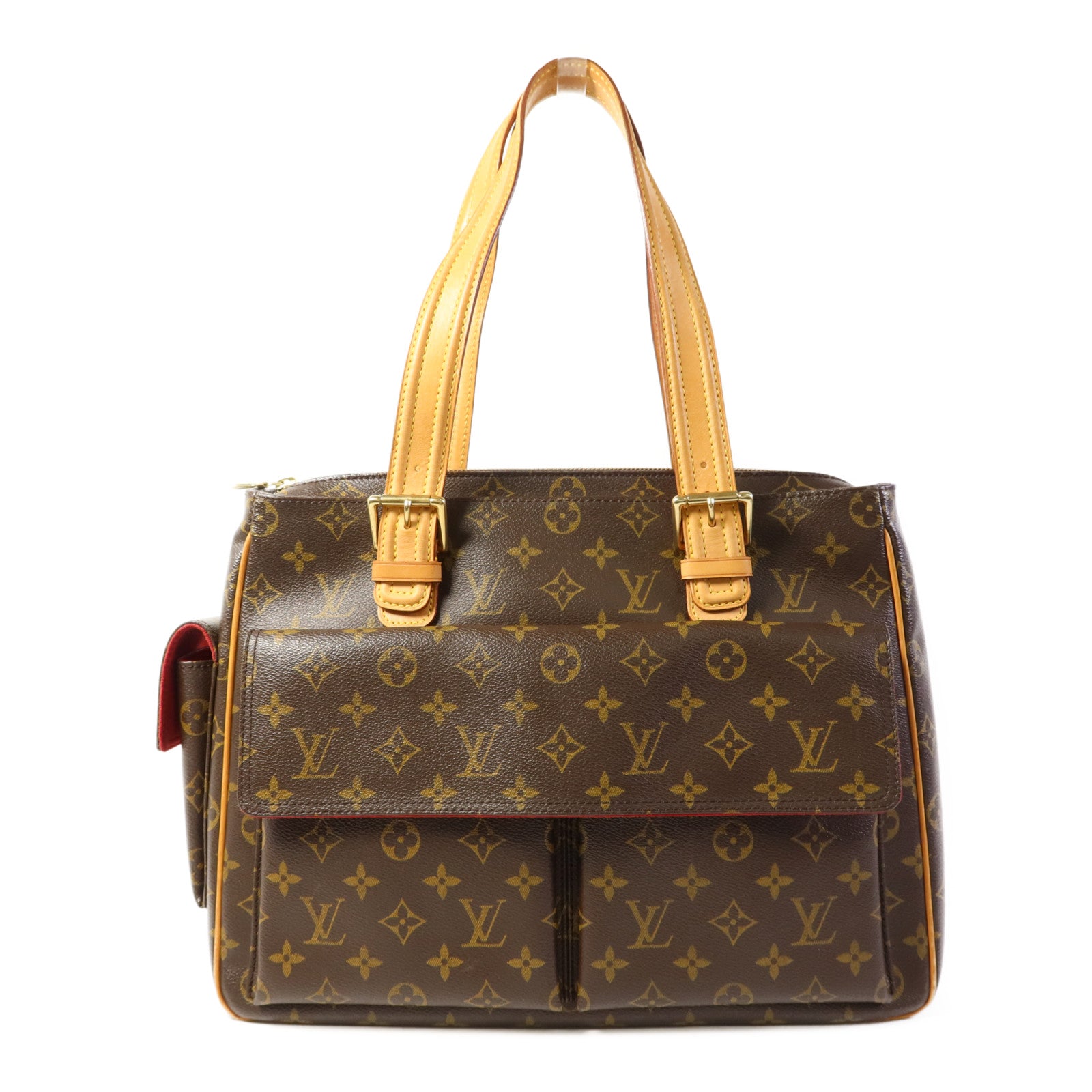 LOUIS VUITTON Monogram Multipli Cite金扣肩背袋