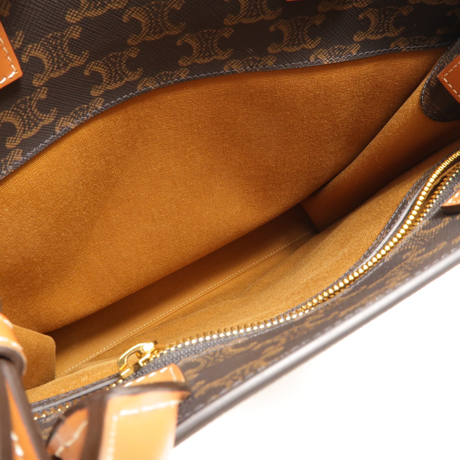 CELINE 塗層帆布Triomphe Cabas Tote Bag手挽肩背兩用袋