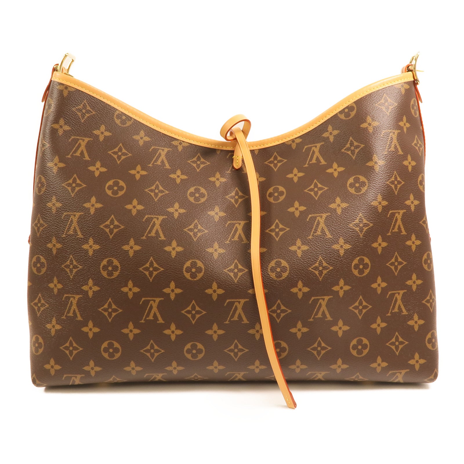 LOUIS VUITTON Monogram Carry All MM金扣肩背袋