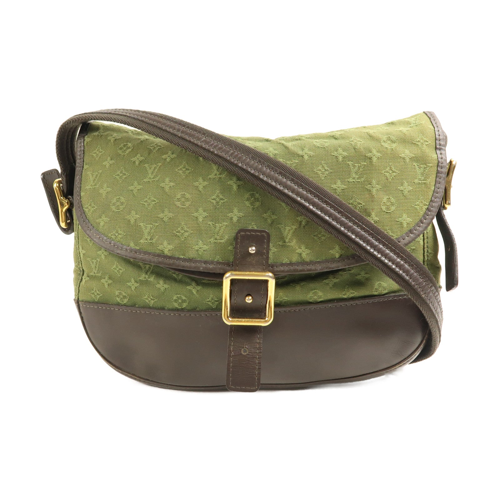 LOUIS VUITTON 【激減優惠】帆布/皮革Mini Marjoly金扣肩背袋